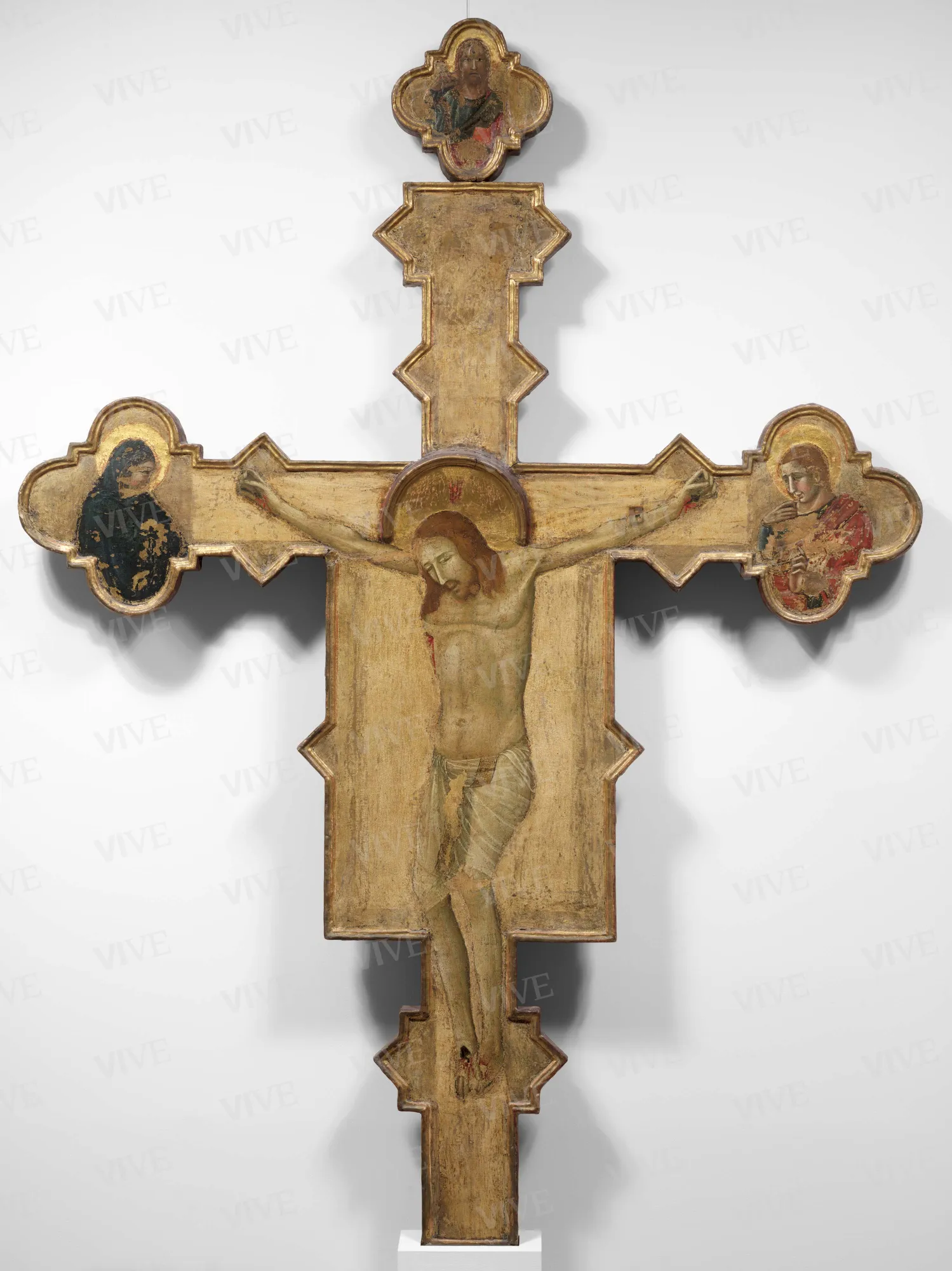 Cristo in croce - Maestro espressionista di Santa Chiara