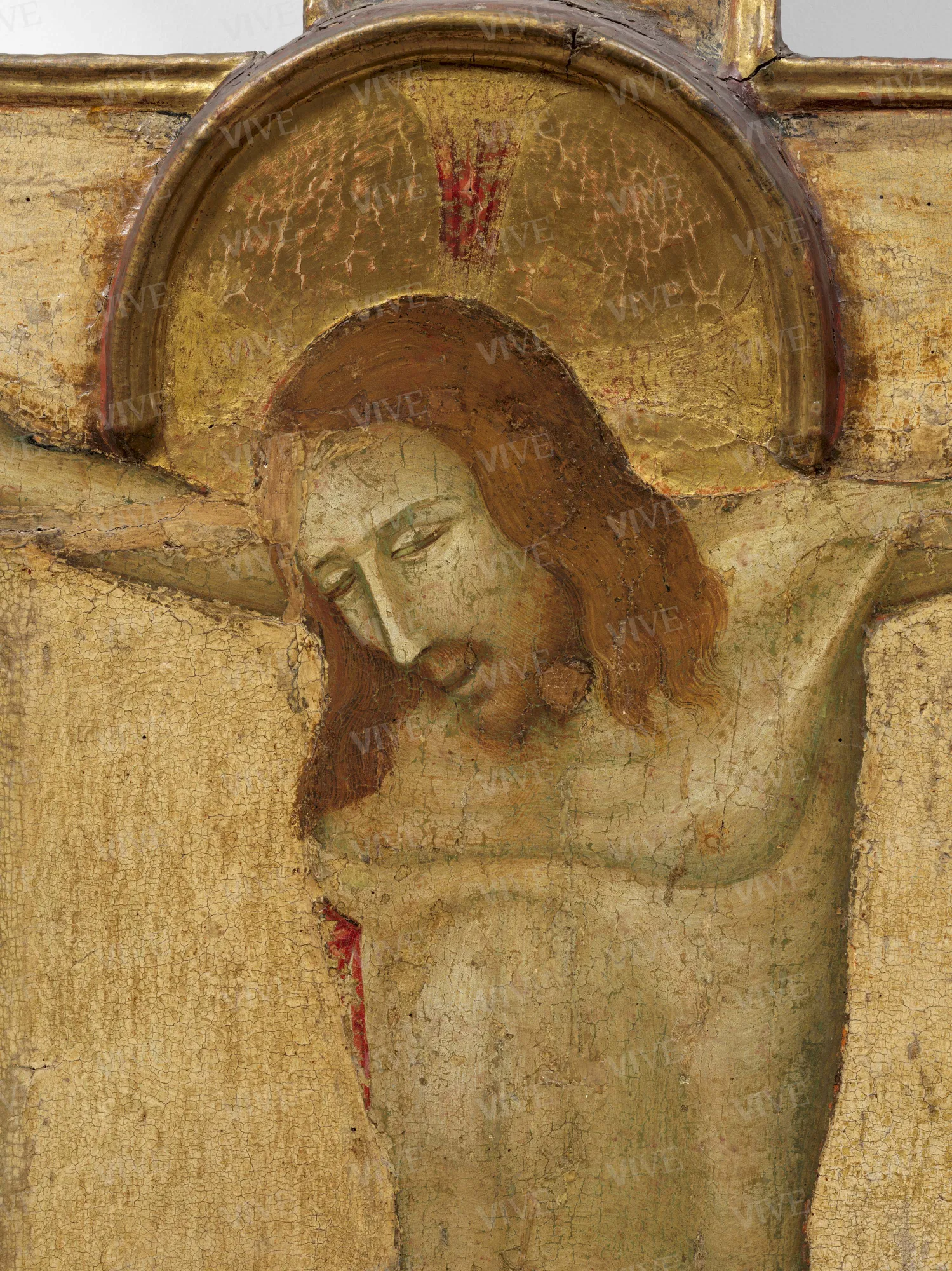 Cristo in croce - Maestro espressionista di Santa Chiara