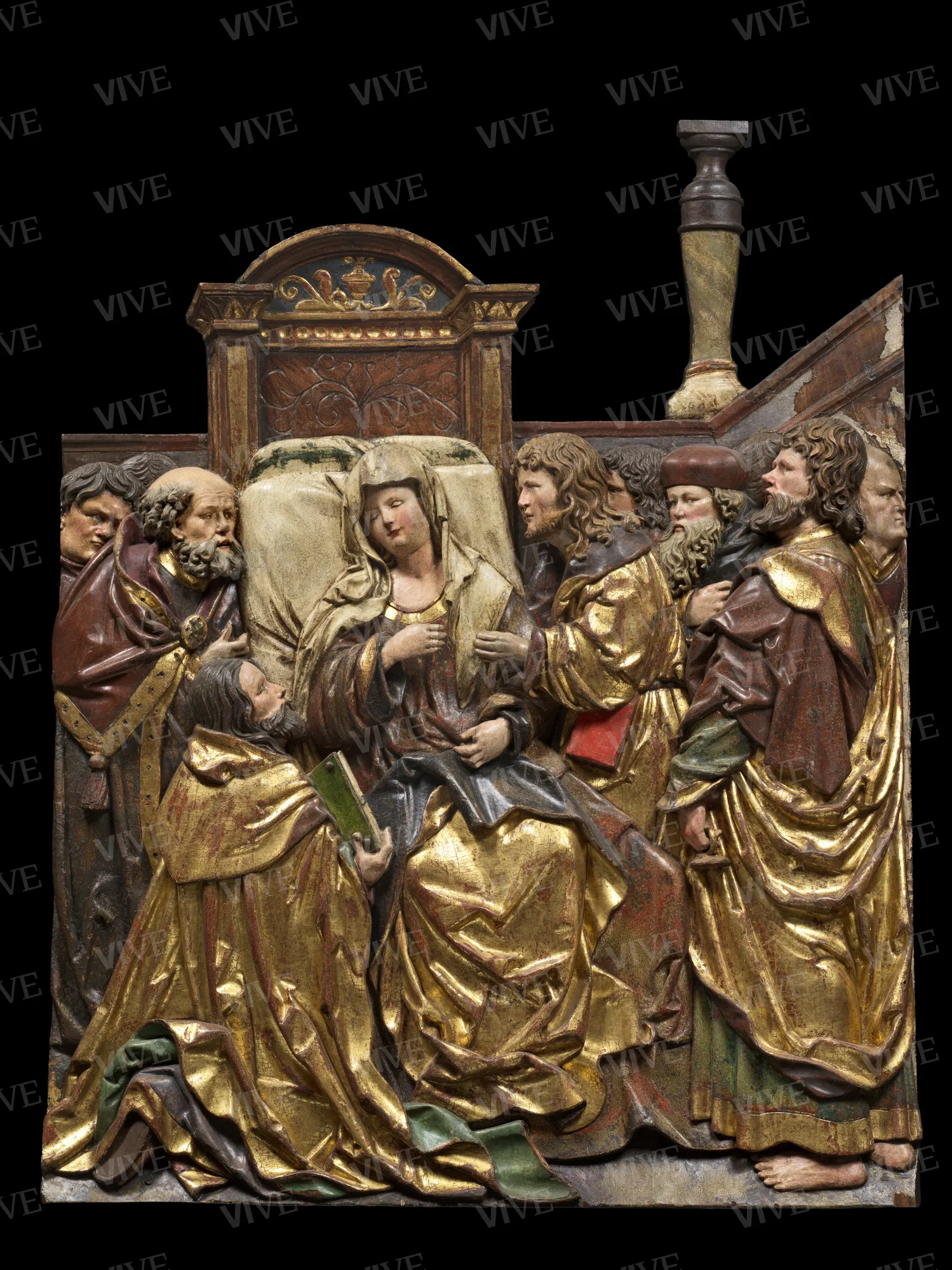 Dormition of the Virgin - Hans Burgkmair and Sebastian Loscher