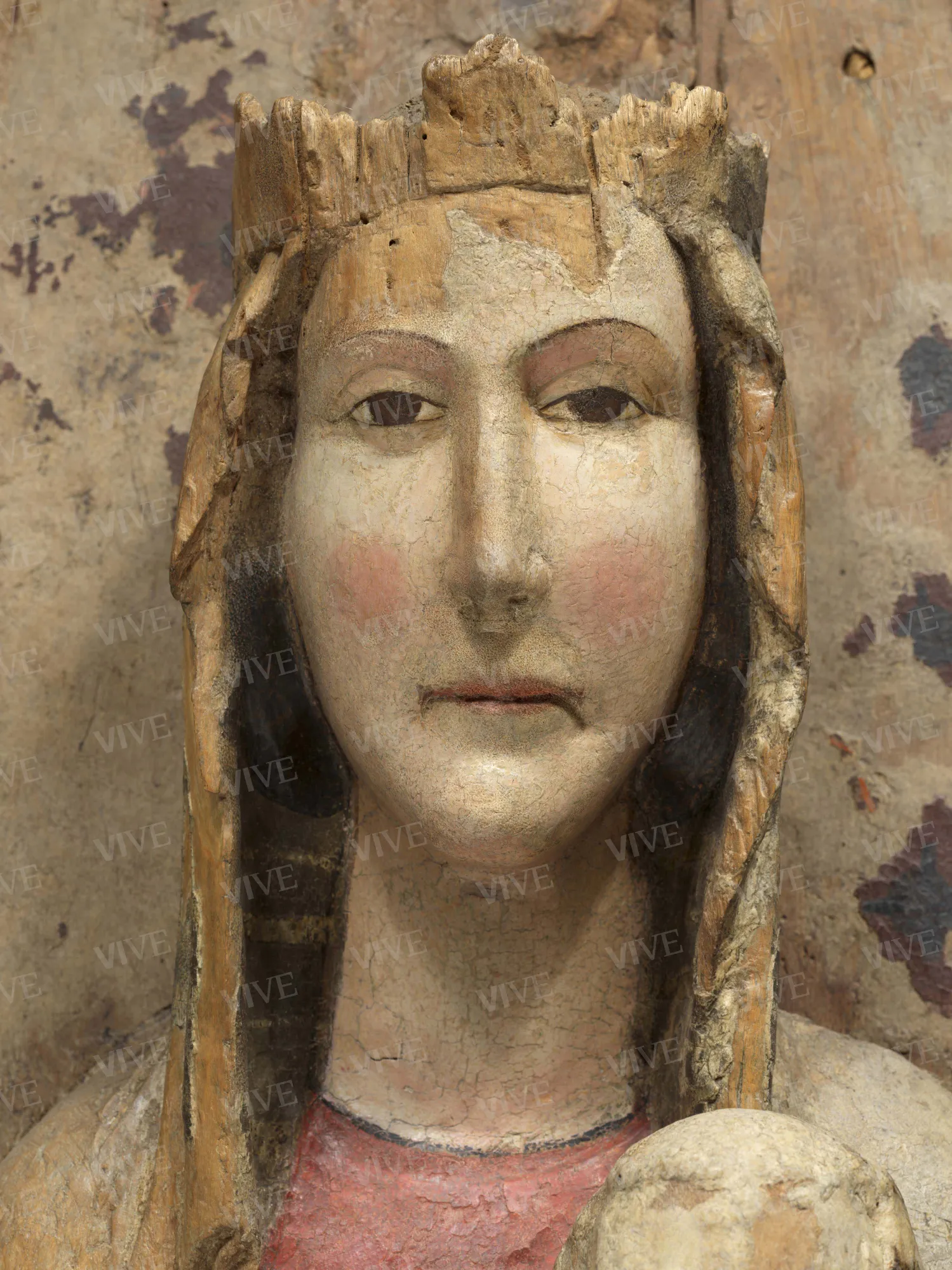 Madonna in trono con il Bambino - Scultore abruzzese