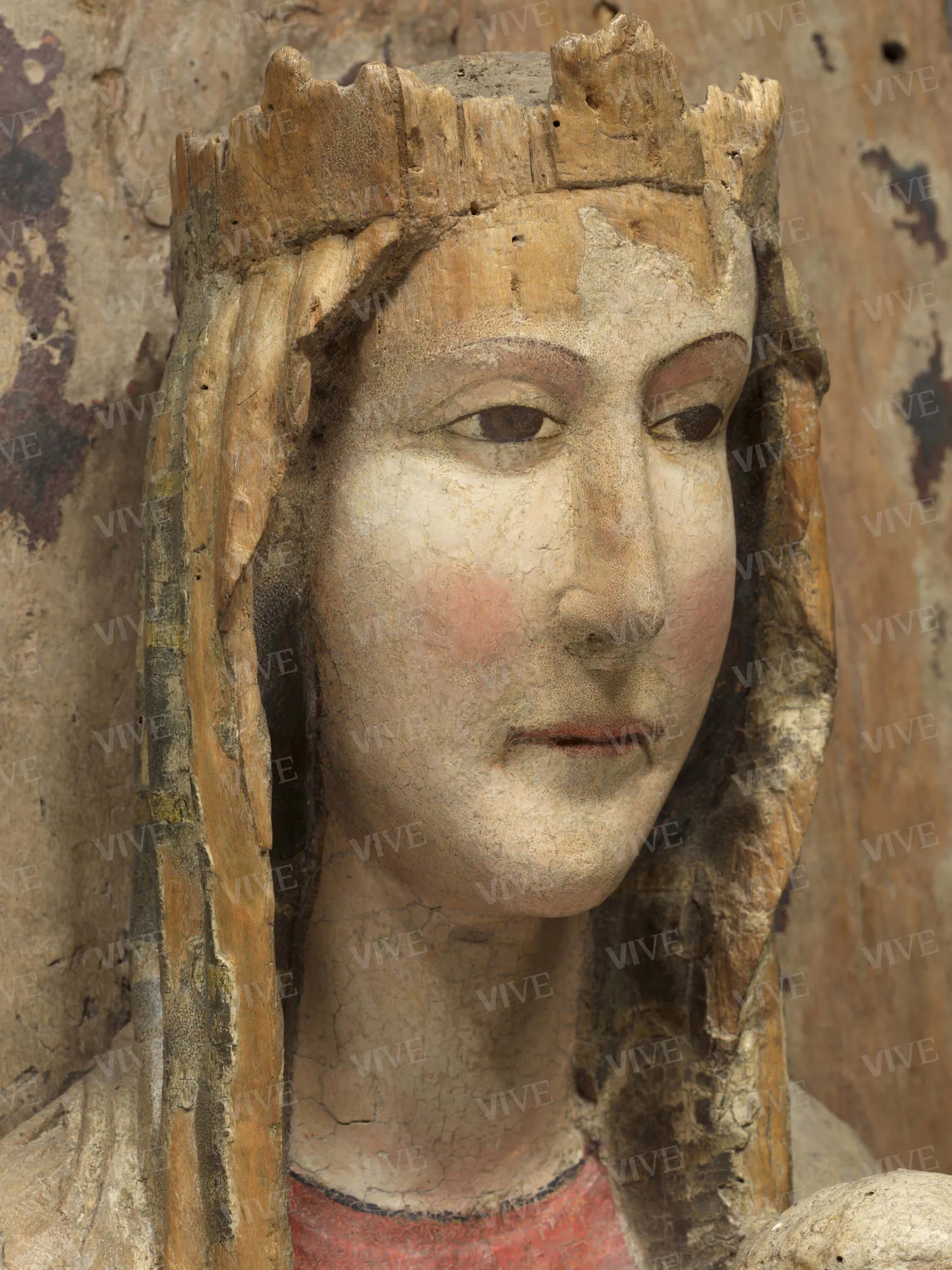 Madonna in trono con il Bambino - Scultore abruzzese