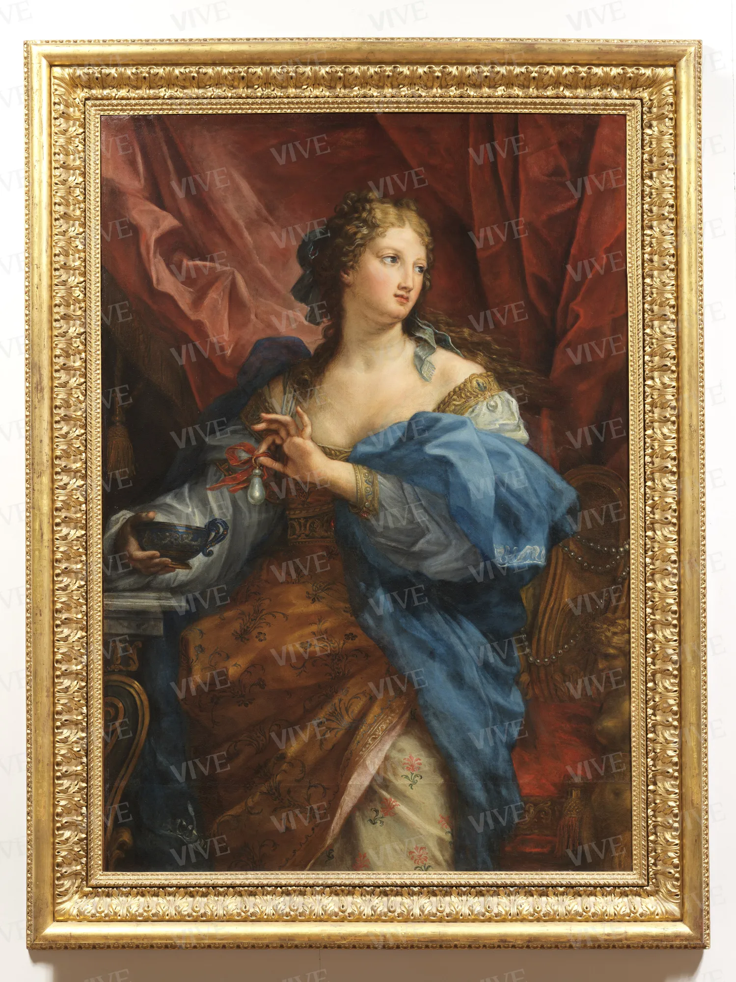 Cleopatra scioglie la perla - Carlo Maratti