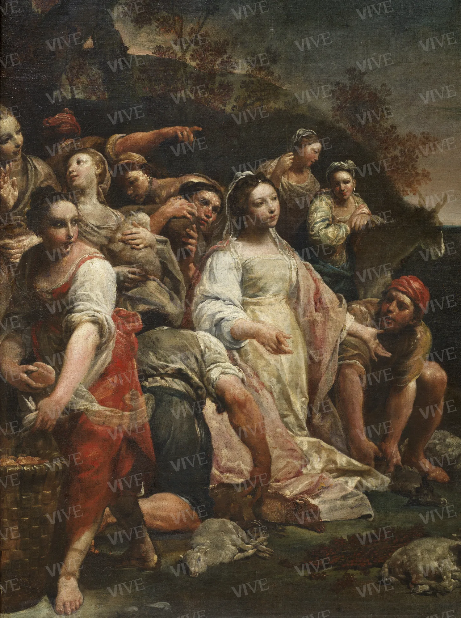 David and Abigail - Giuseppe Maria Crespi