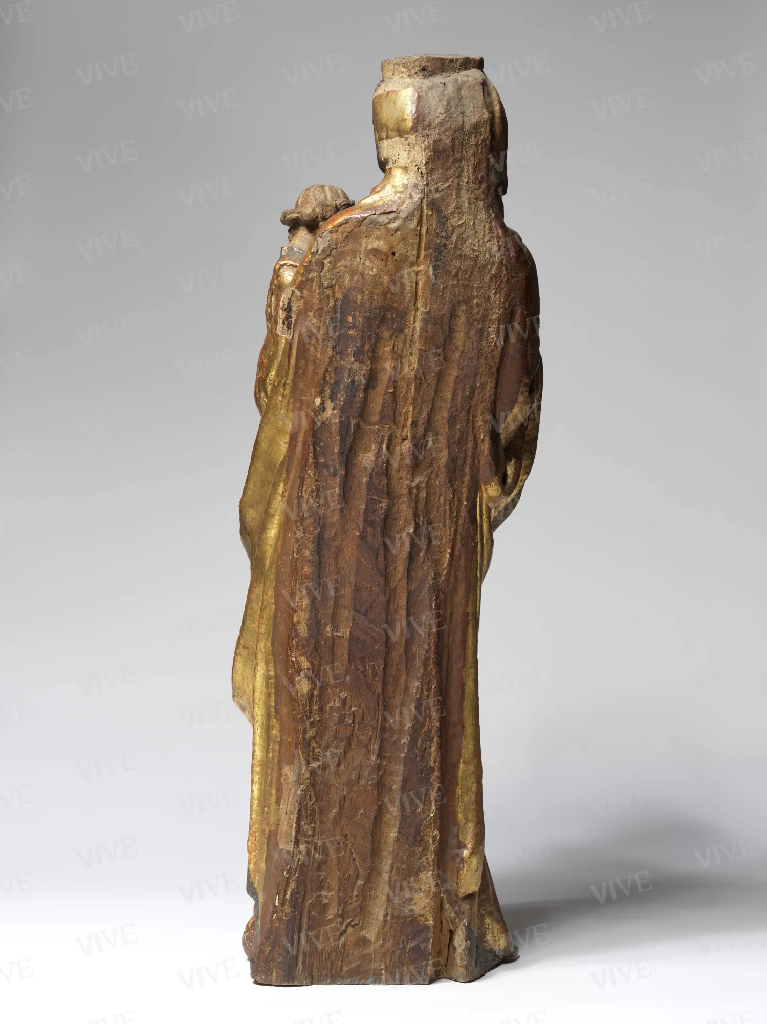 Madonna stante con il Bambino (Madonna di Pacentro) - Scultore abruzzese