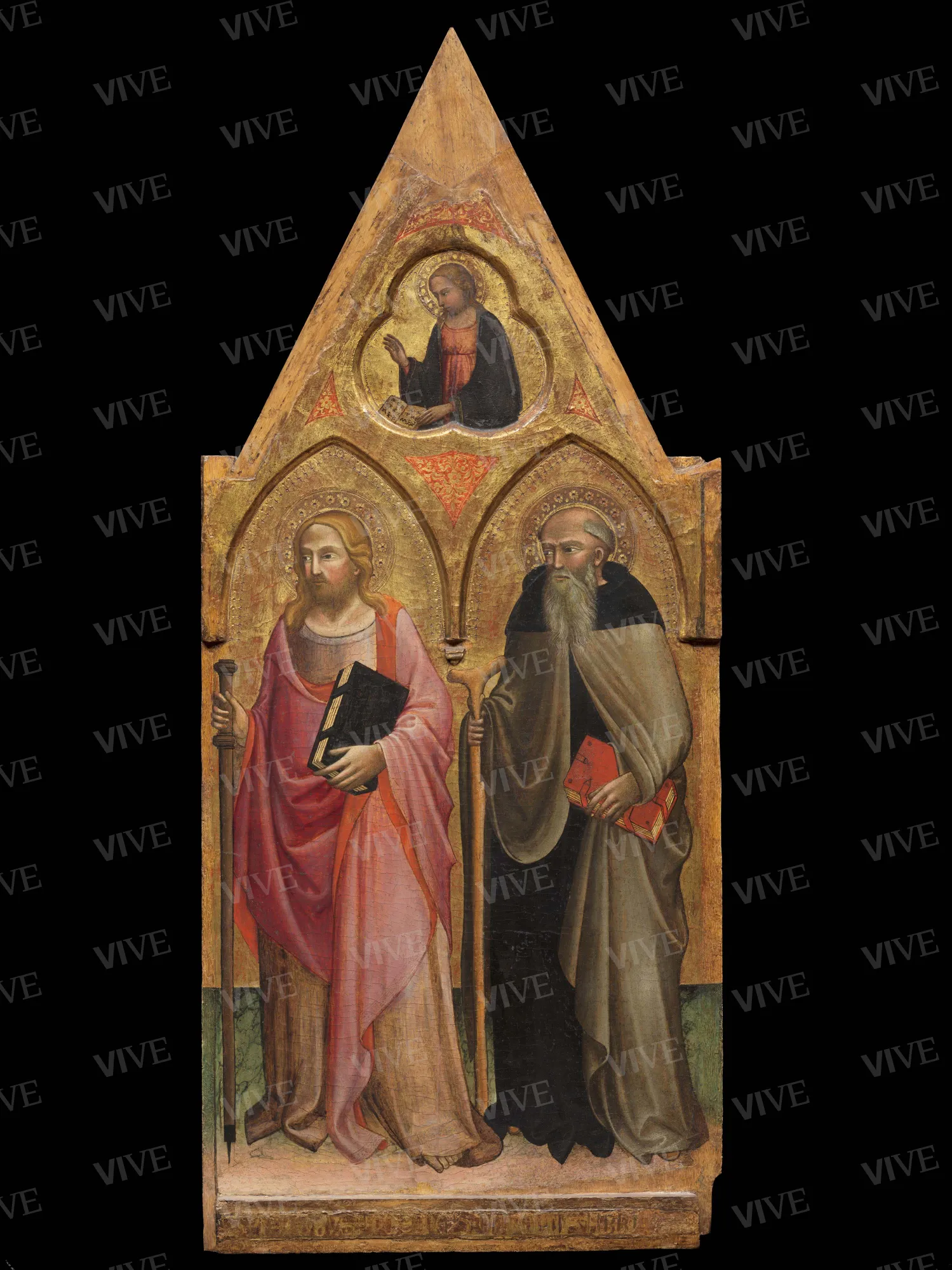San Giacomo apostolo, sant'Antonio abate, Madonna Annunciata - Niccolò di Pietro Gerini