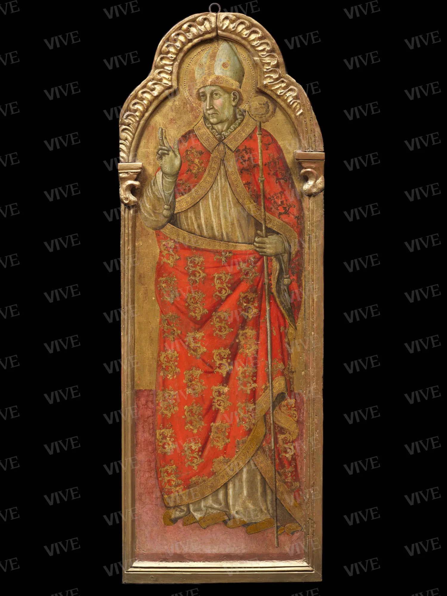 Saint John the Baptist; Saint Septimius - Giovanni Antonio Bellinzoni da Pesaro