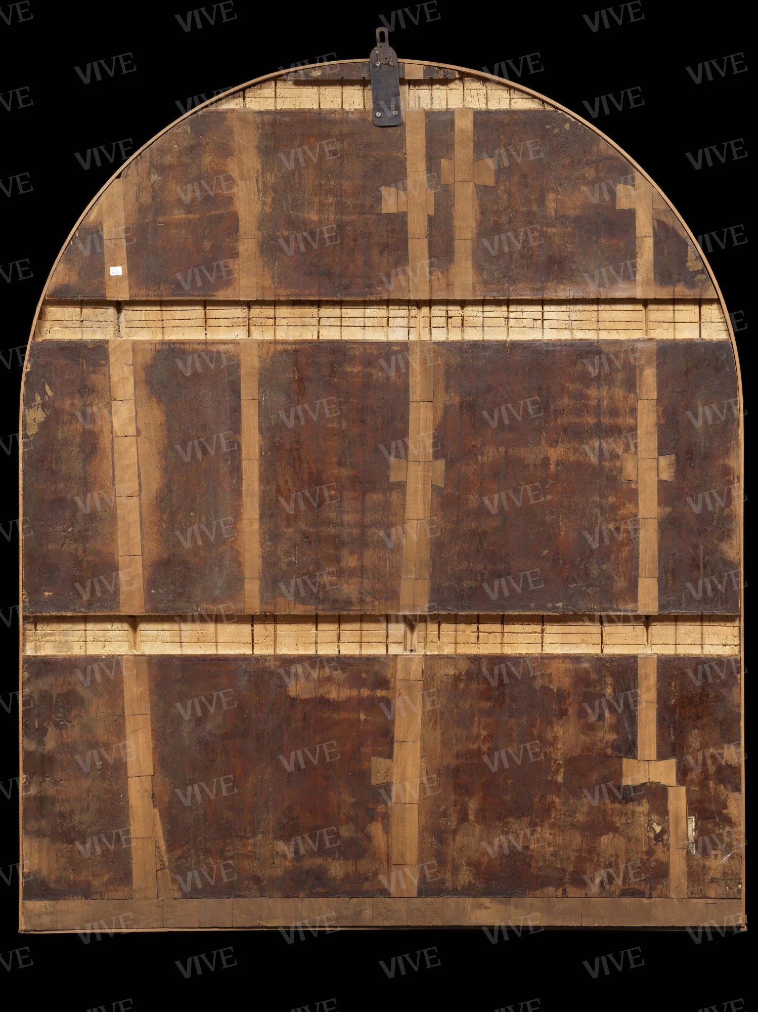 Madonna con il Bambino, nove angeli, san Giovanni Battista, san Fortunato, san Nicola da Bari e san Michele arcangelo - Giovanni Angelo d'Antonio da Bolognola