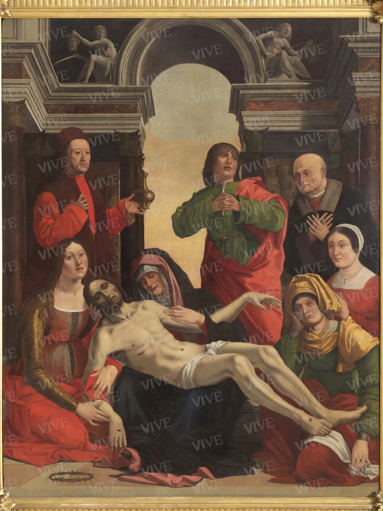 Compianto sul Cristo morto - Giovanni Francesco Maineri