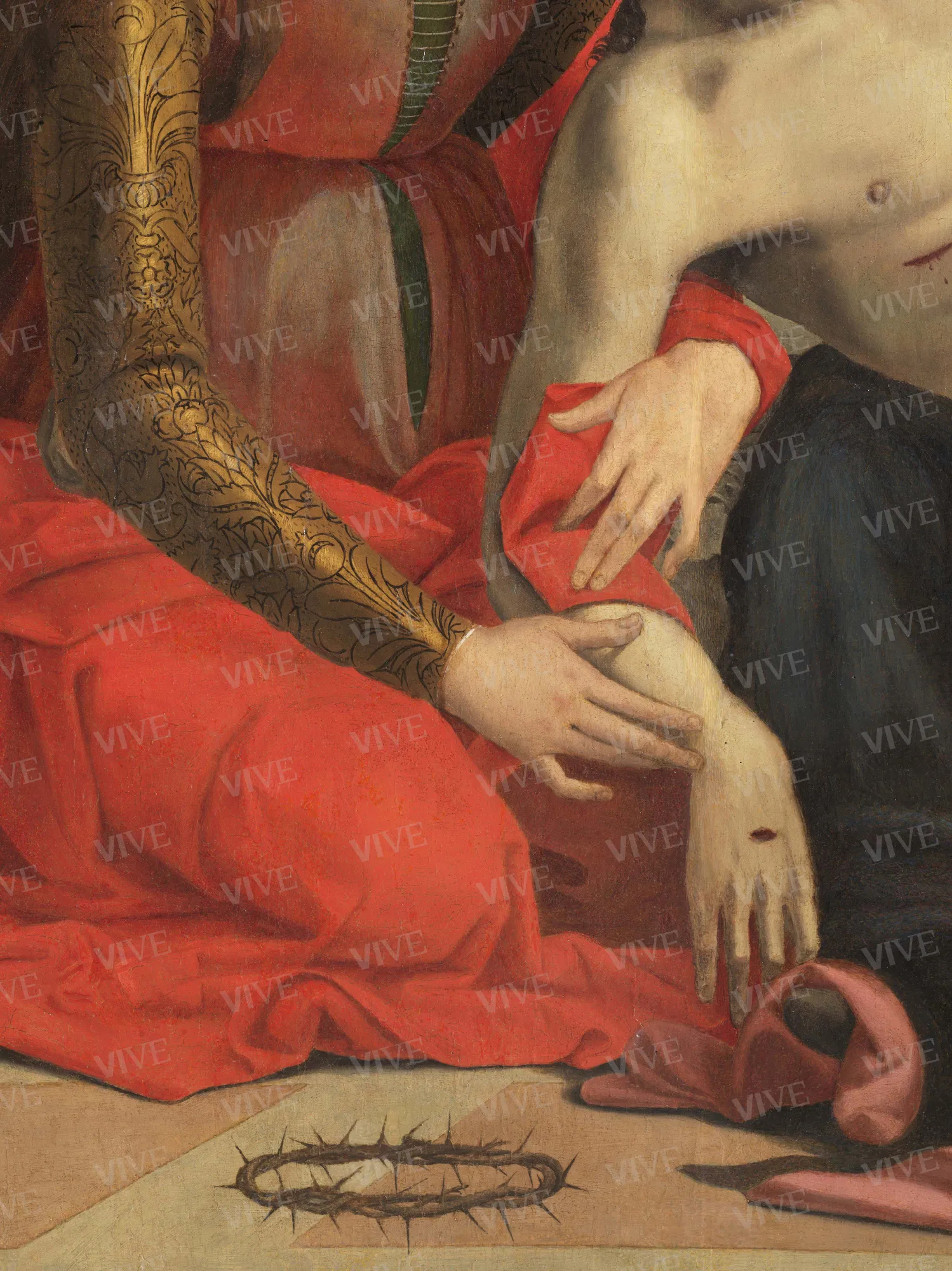 Compianto sul Cristo morto - Giovanni Francesco Maineri