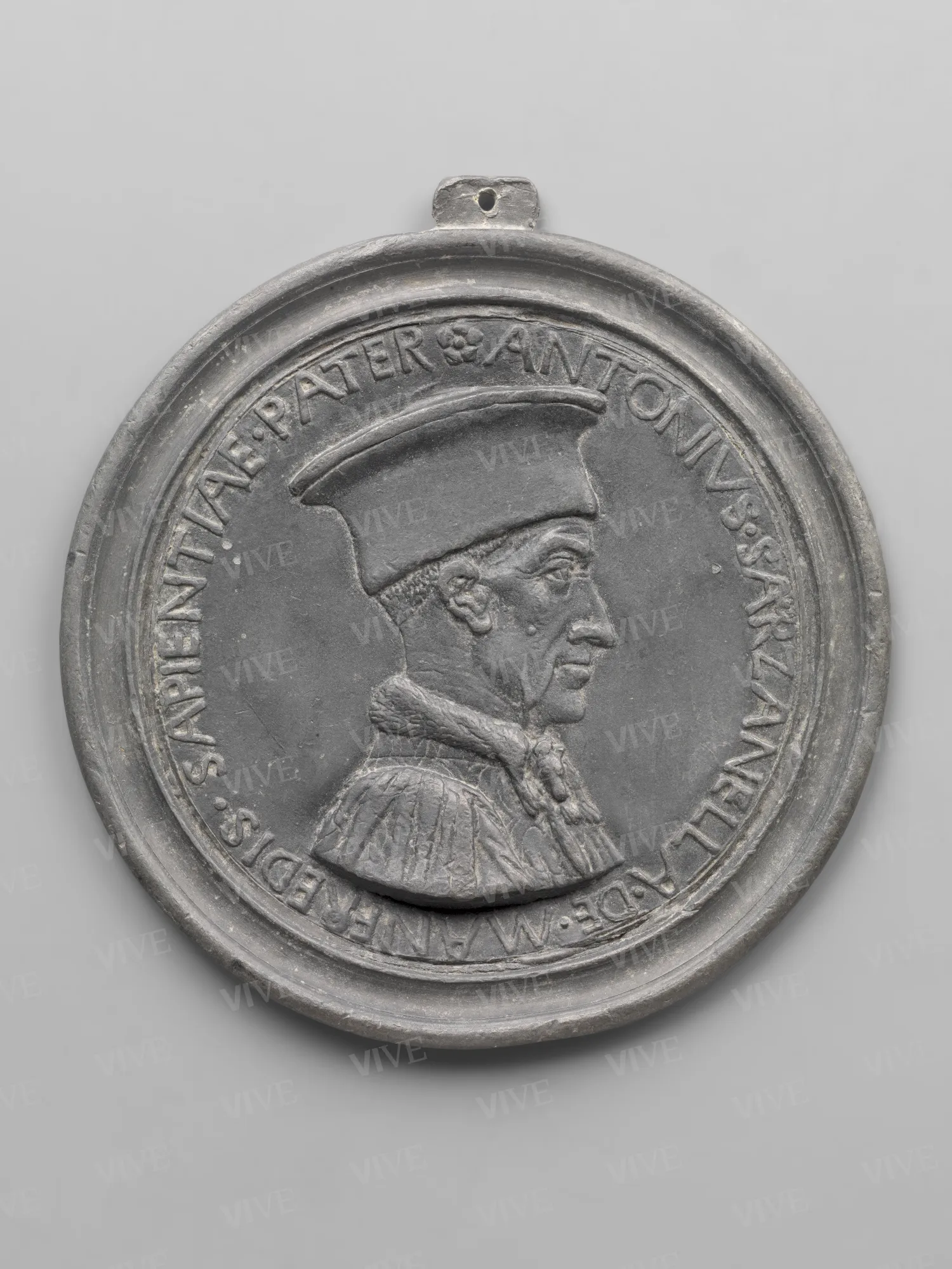Medaglia di Antonio Sarzanella de’ Manfredi - Sperandio Savelli da Mantova
