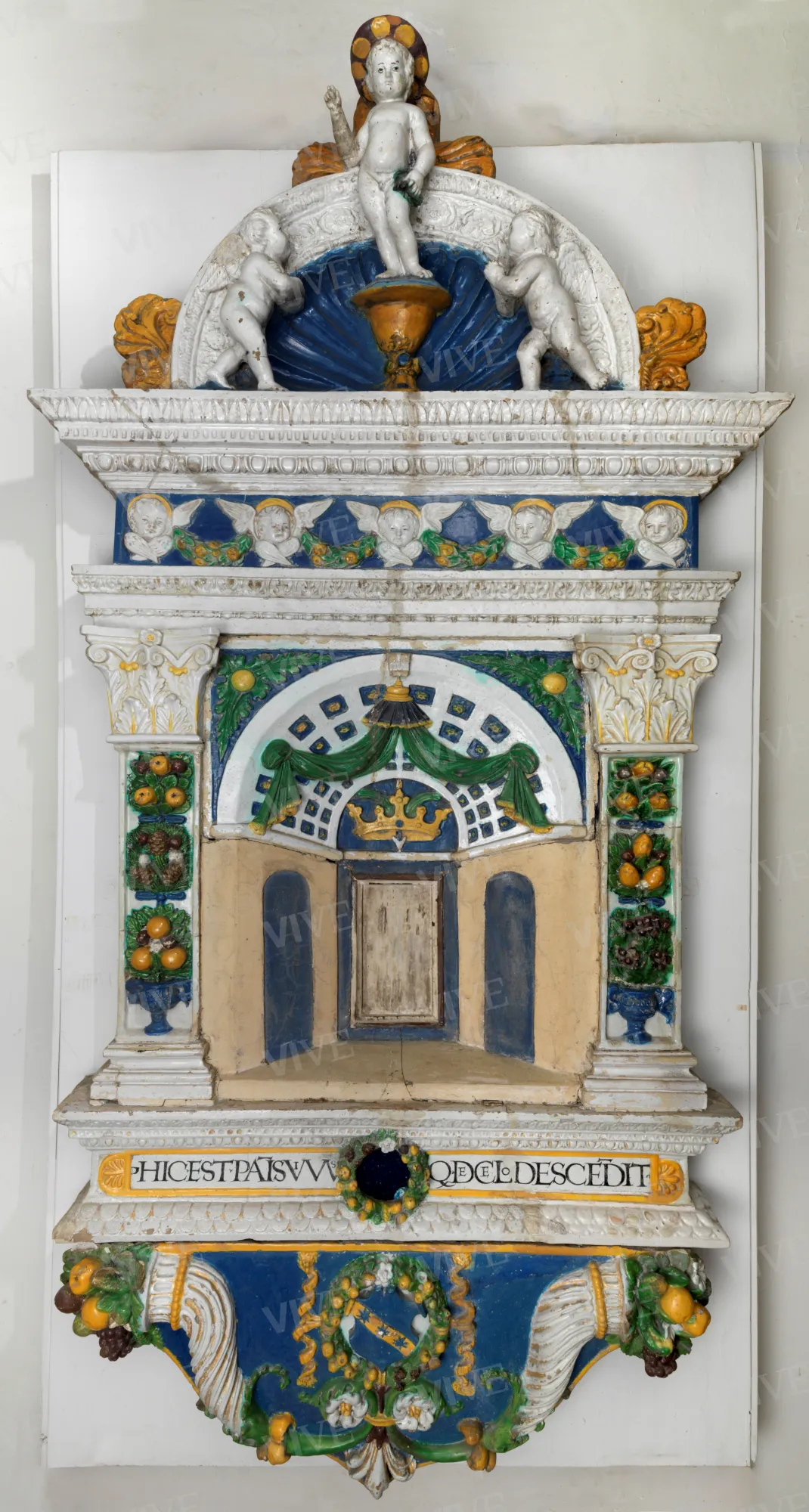 Eucharistic Tabernacle with Ginori Family Coat of Arms - Giovanni della Robbia
