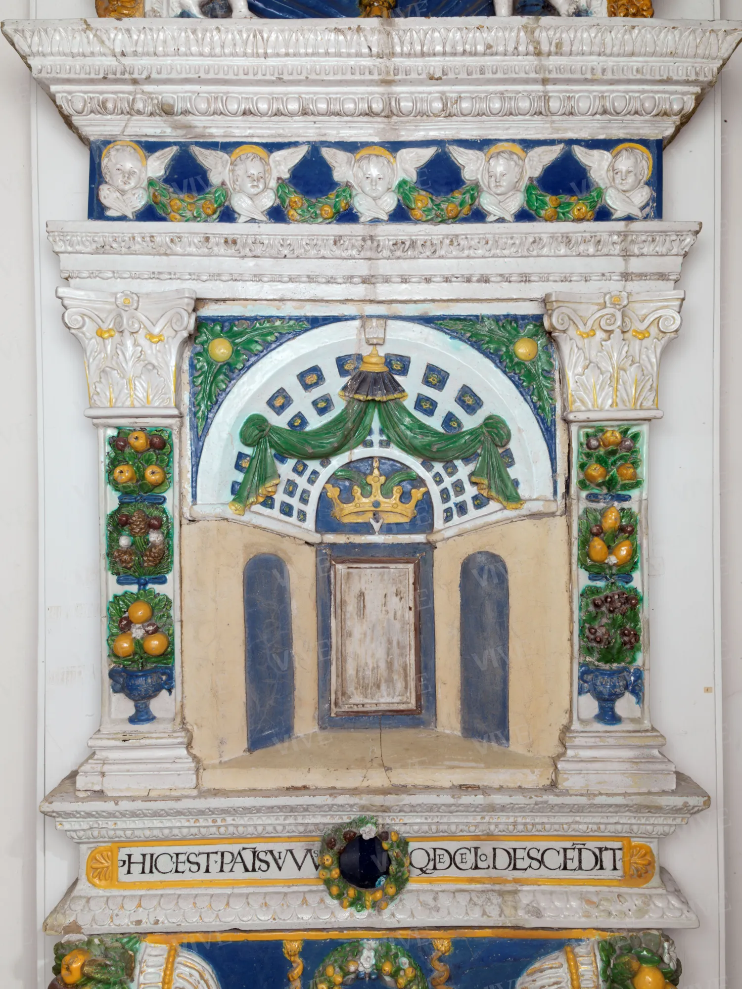 Eucharistic Tabernacle with Ginori Family Coat of Arms - Giovanni della Robbia