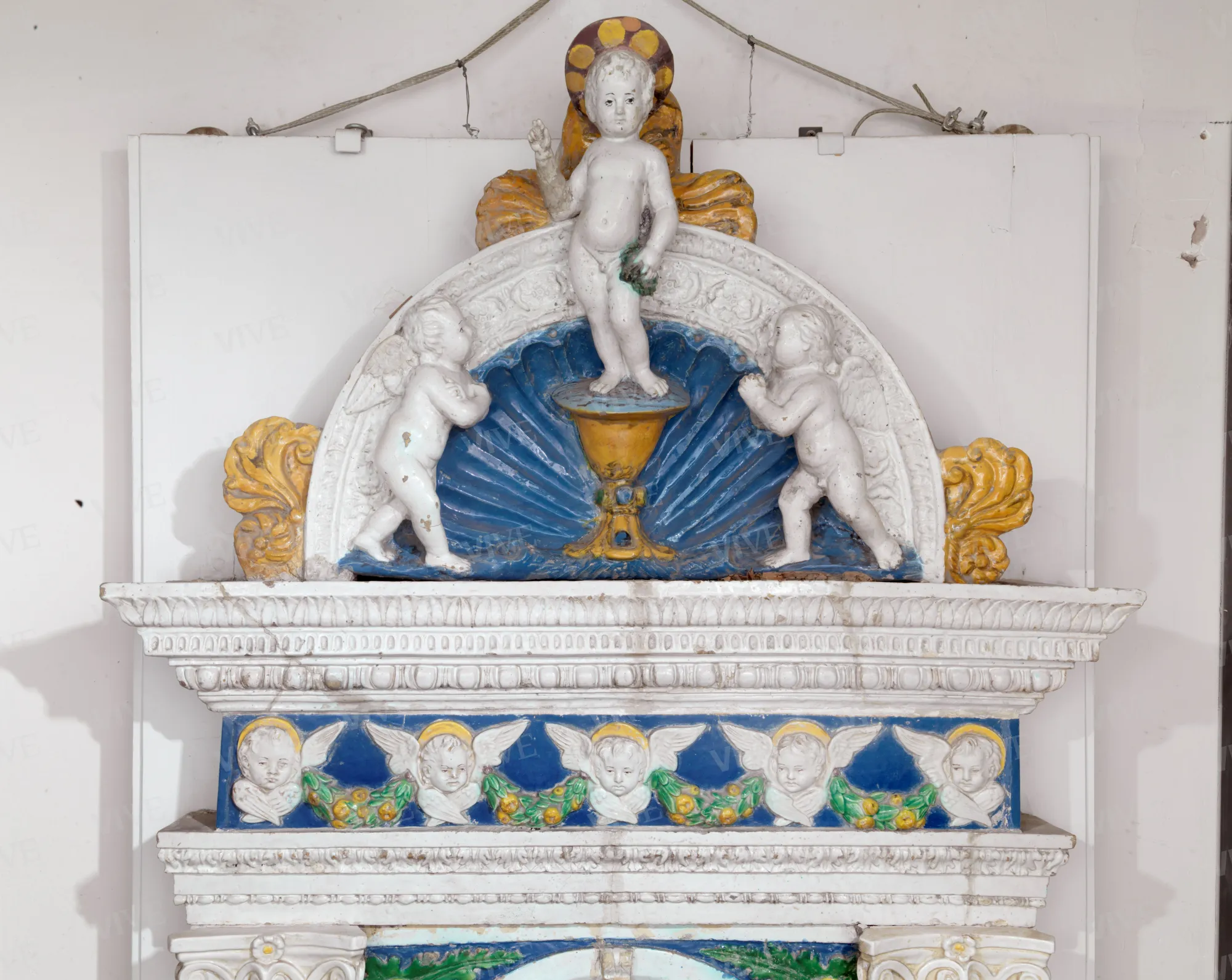 Eucharistic Tabernacle with Ginori Family Coat of Arms - Giovanni della Robbia