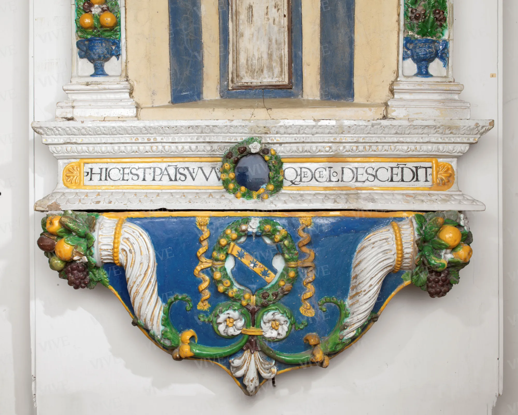 Eucharistic Tabernacle with Ginori Family Coat of Arms - Giovanni della Robbia