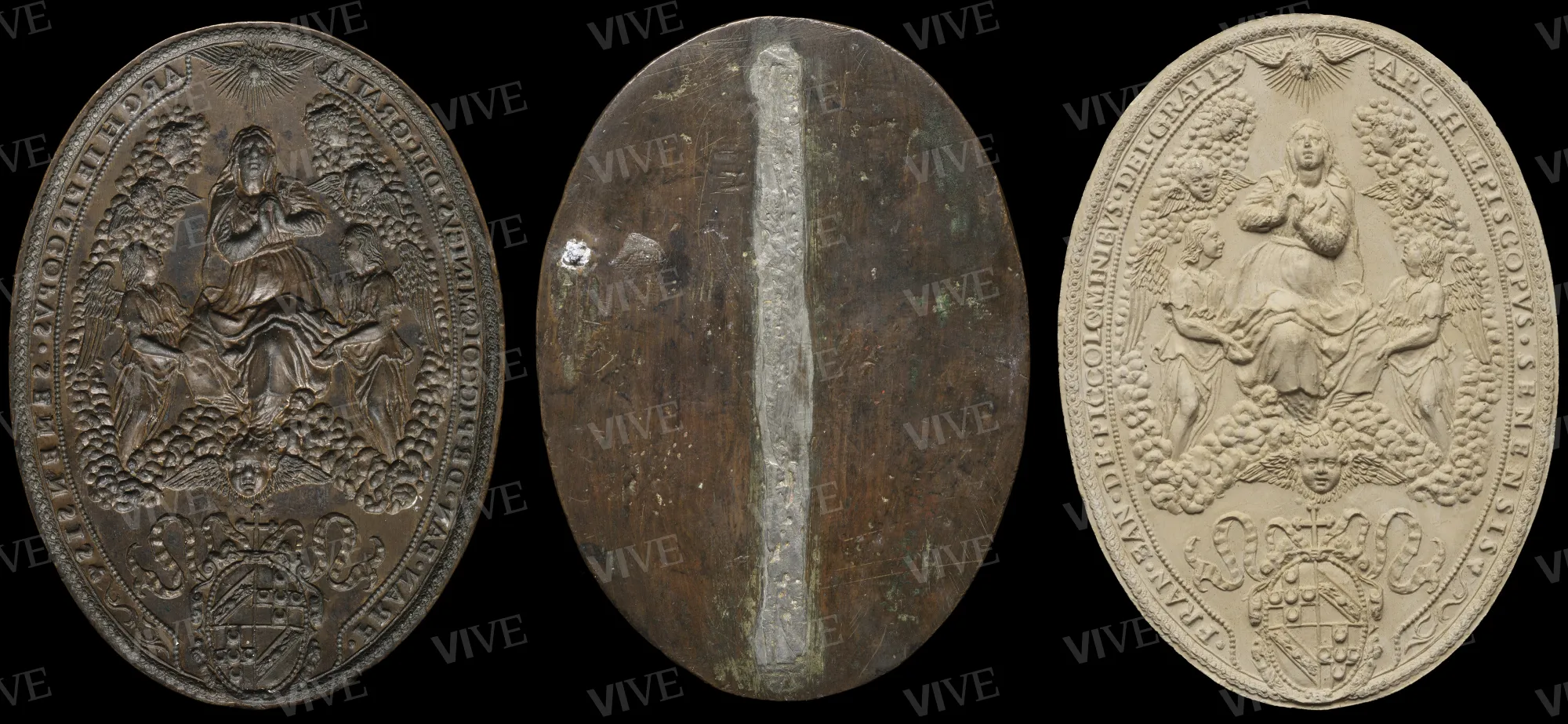 Seal of the Archbishop of Siena Francesco Bandini Piccolomini with the Assumption of the Virgin - Roman milieu