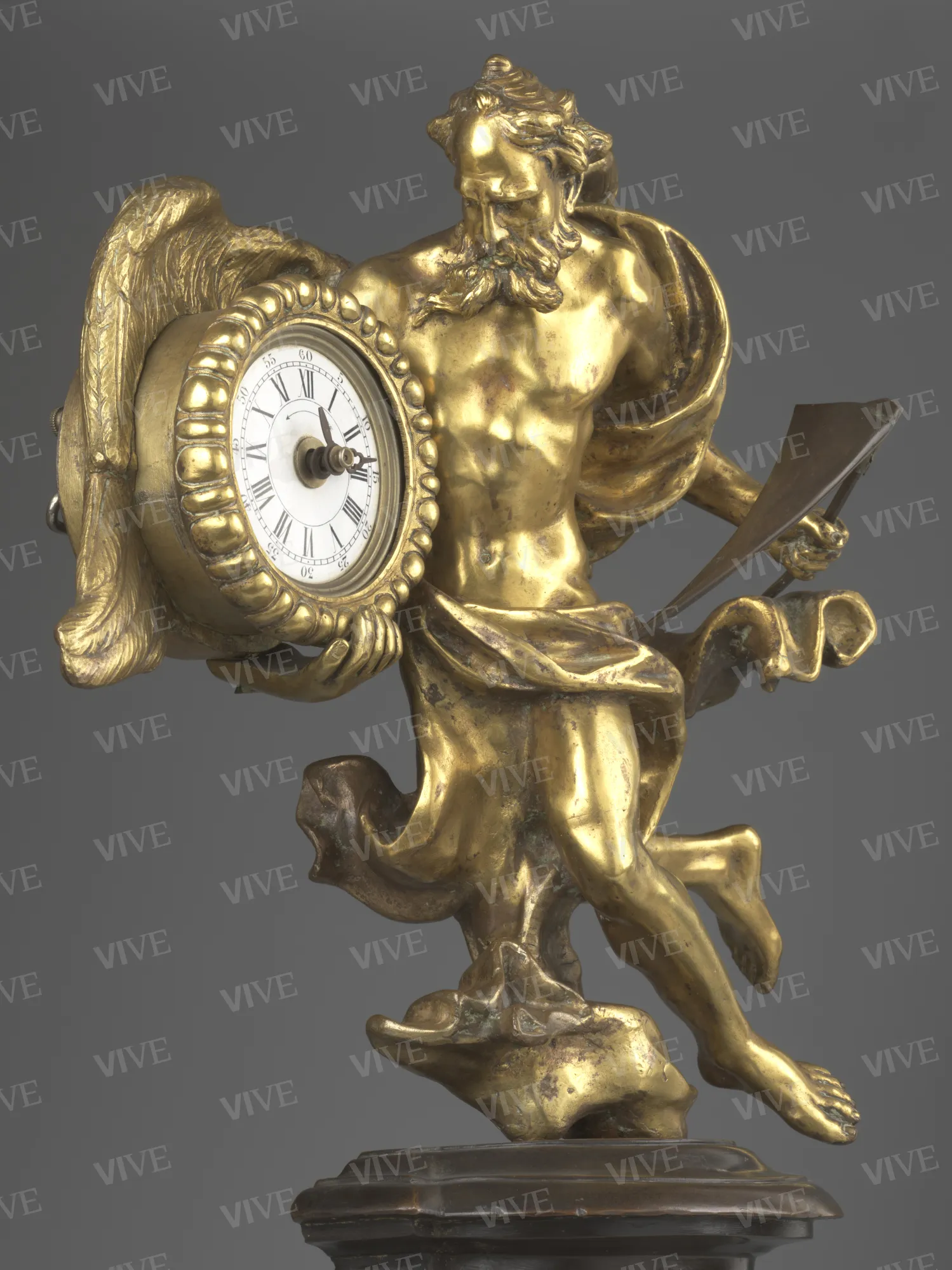 Crono in volo con orologio - ambito romano