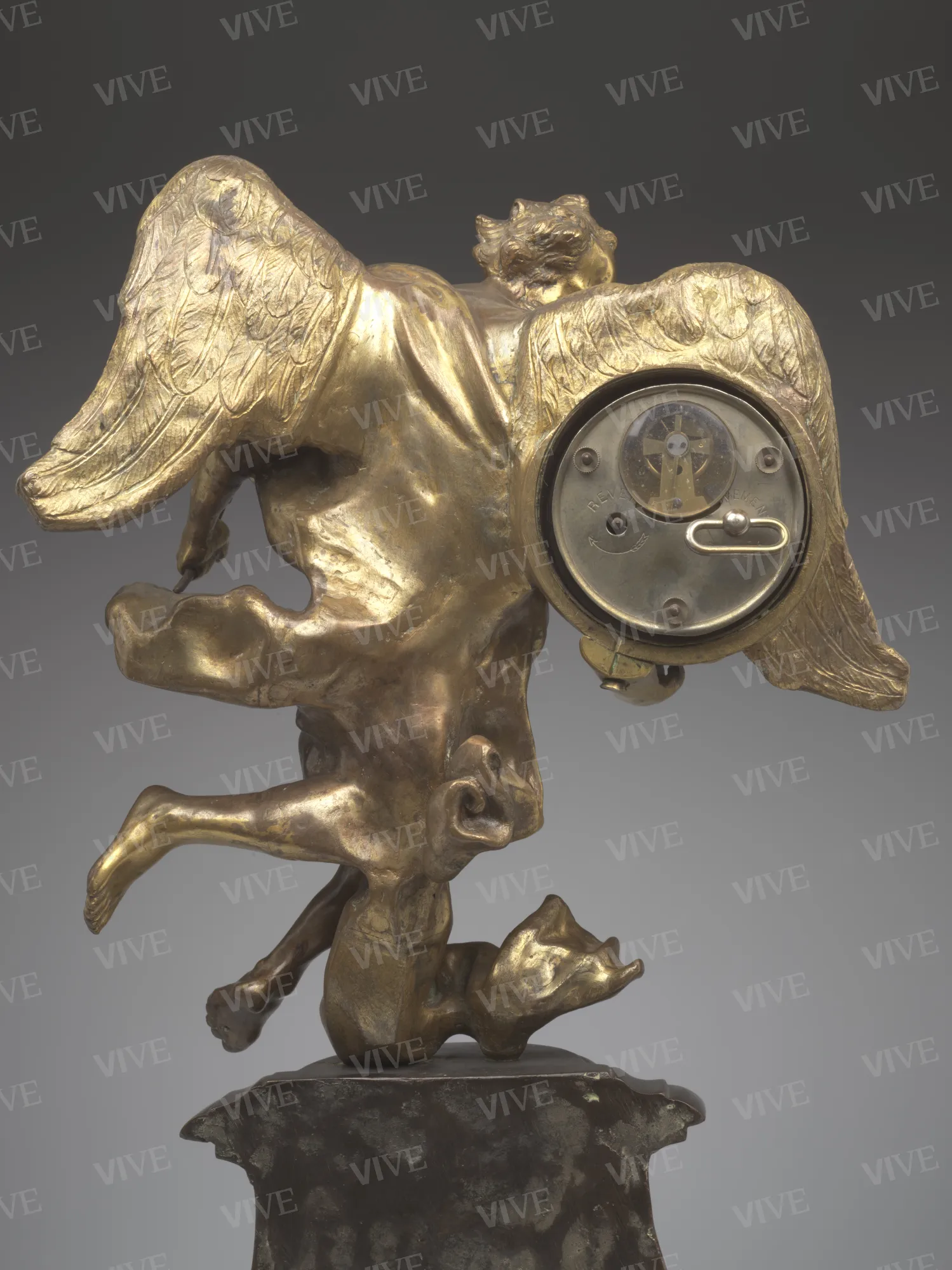 Crono in volo con orologio - ambito romano