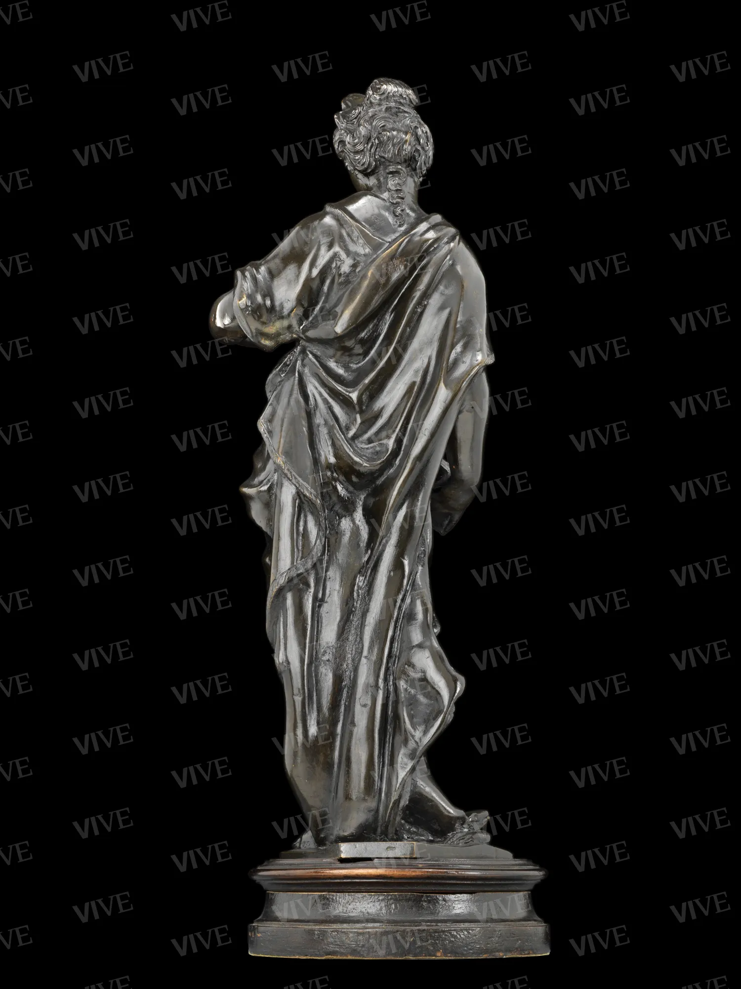 Figura allegorica con libro e tartaruga (Temperanza-Pudicizia) - Tiziano Aspetti
