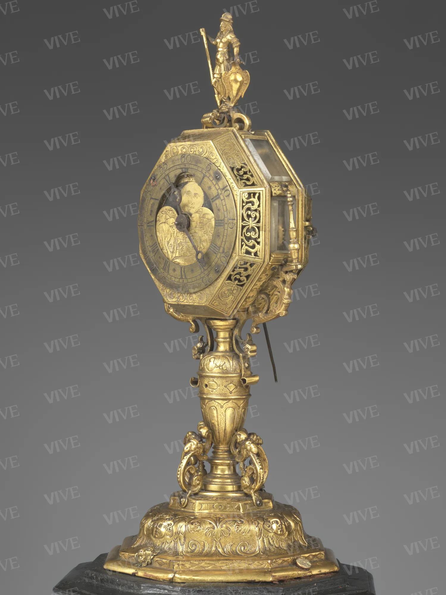 Table clock - German milieu