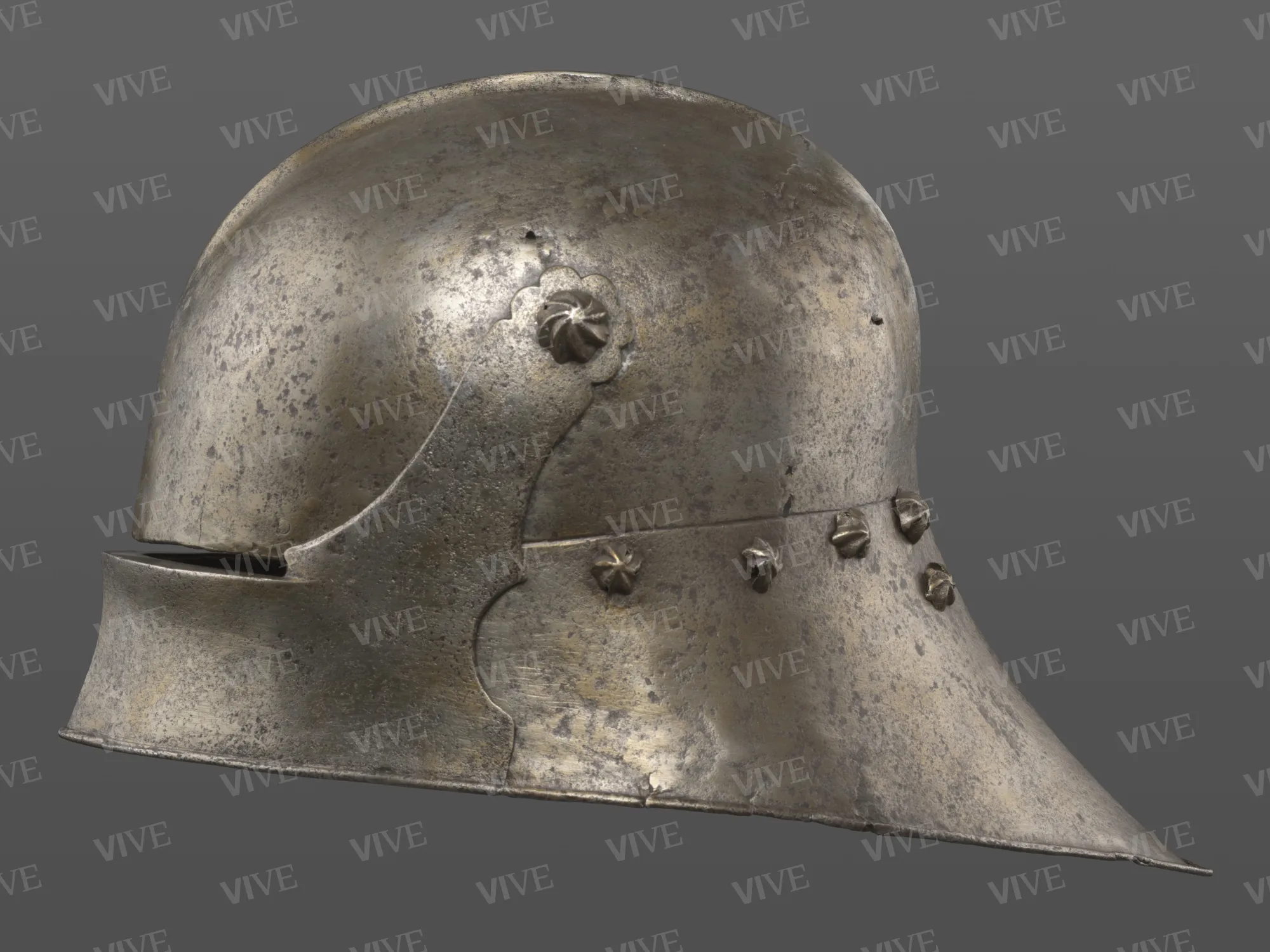 Fan-shaped sallet - Adrian Treytz the Elder