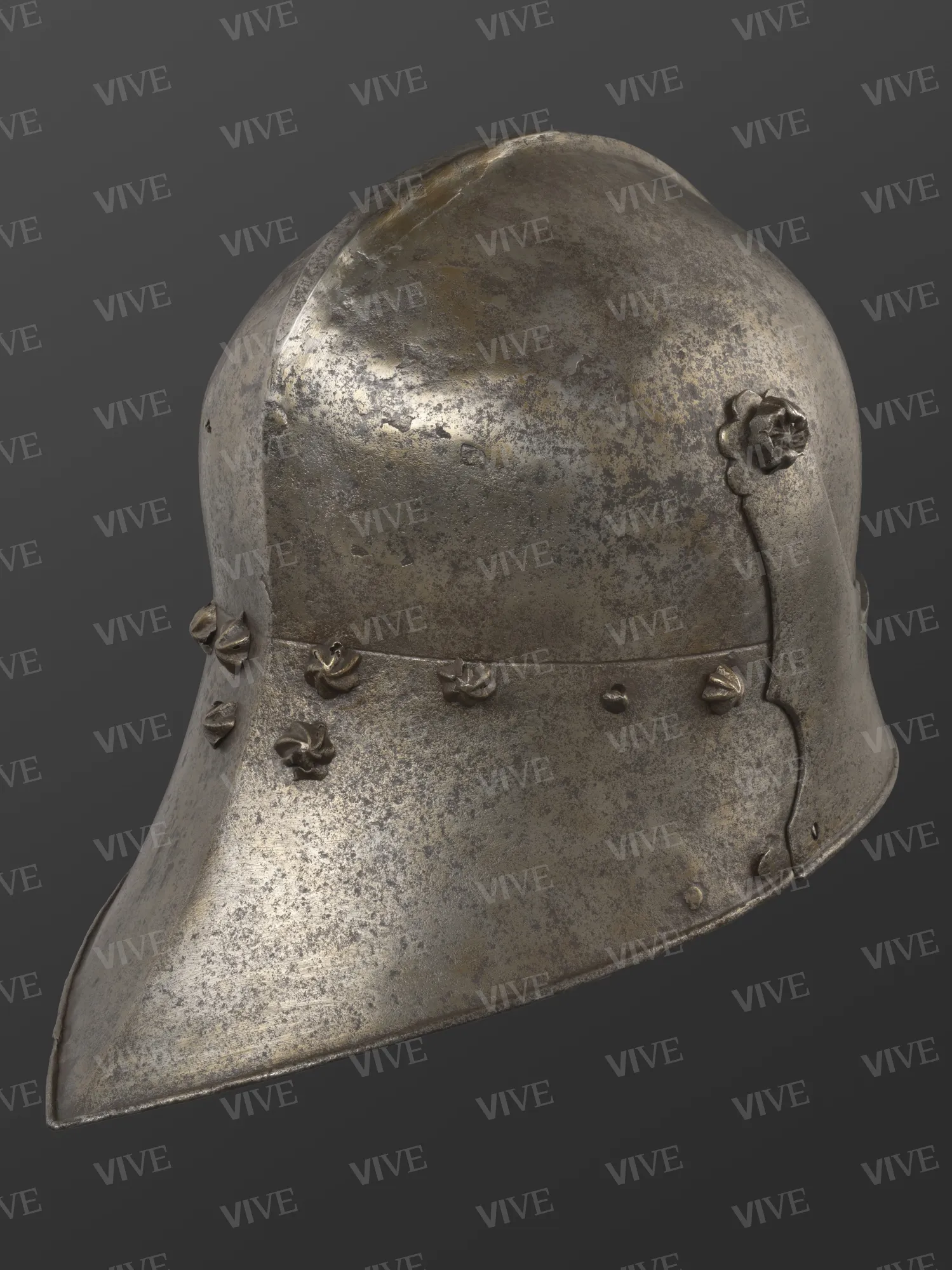 Fan-shaped sallet - Adrian Treytz the Elder