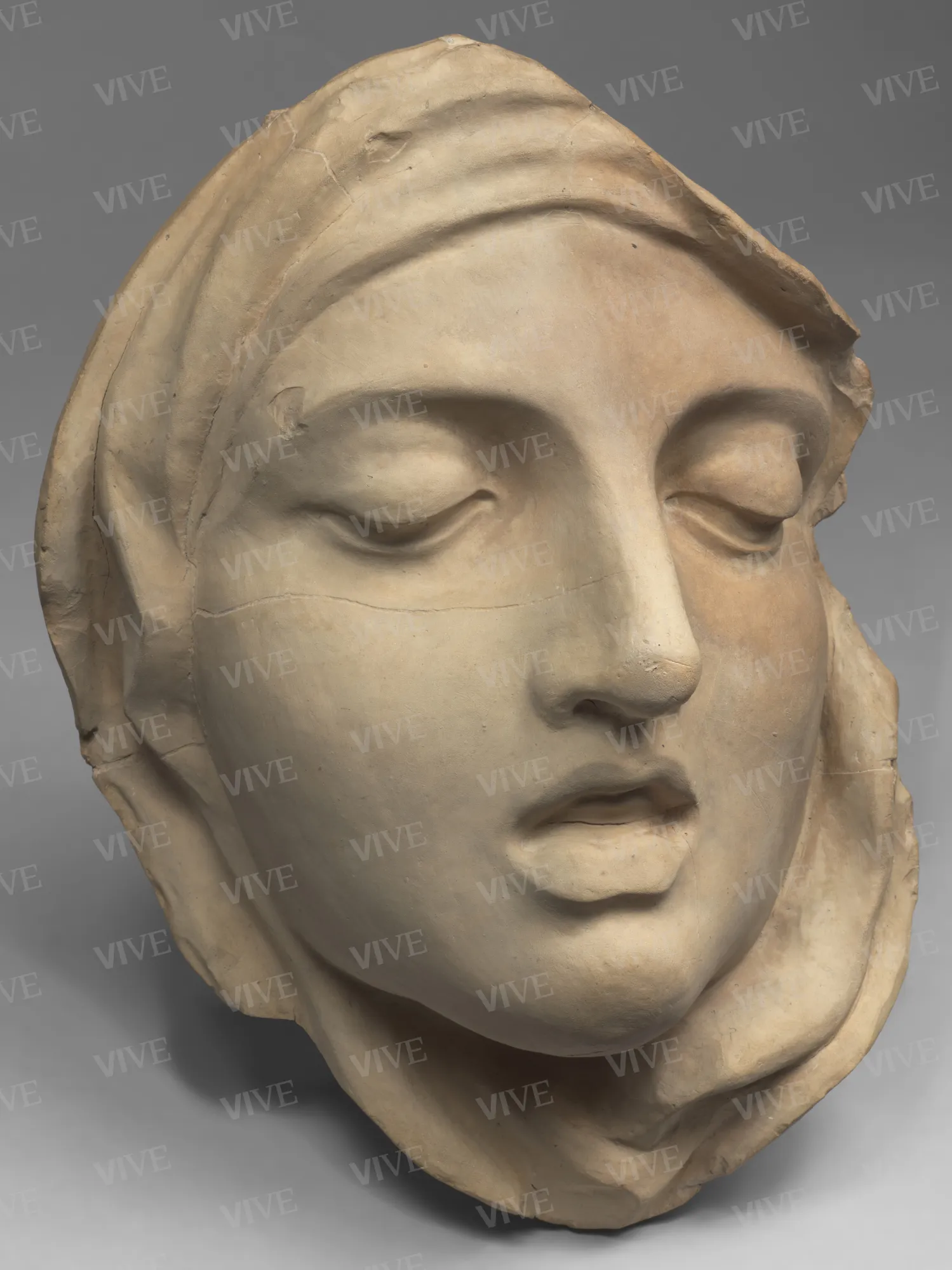 Face of Saint Teresa of Avila - Gian Lorenzo Bernini