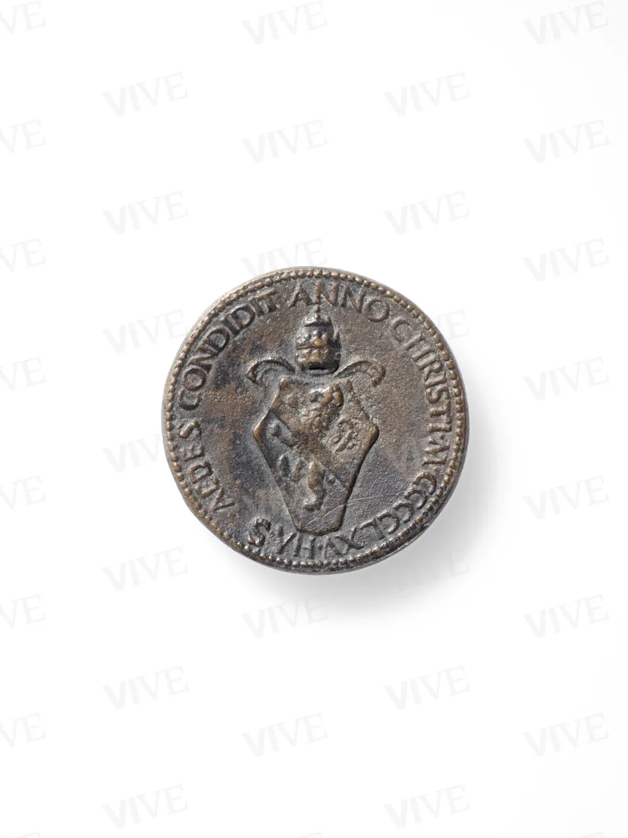 Medal with Pope Paul II / Barbo coat of arms - Antonello Grifo called Della Moneta