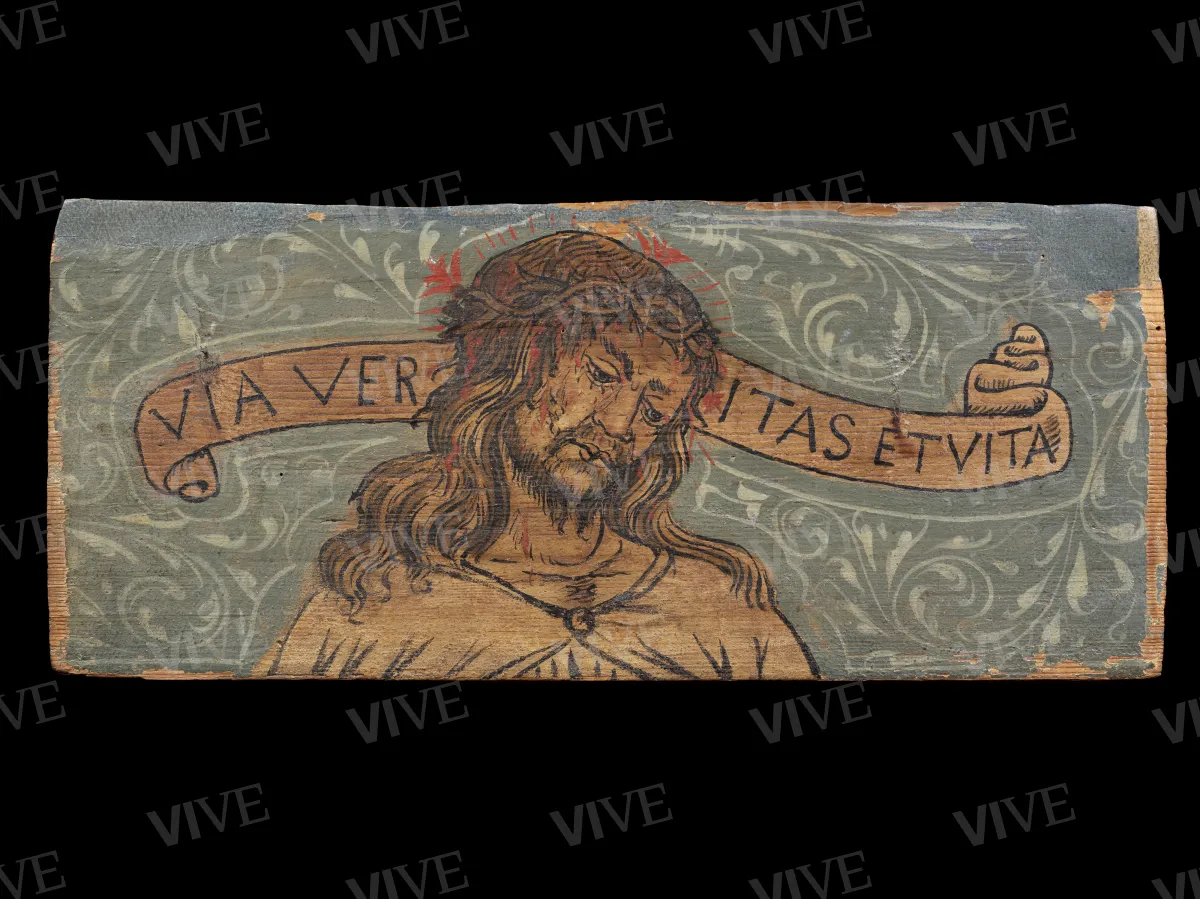 Arcangelo Gabriele; Cristo in pietà; San Giovanni Battista - ambito lombardo