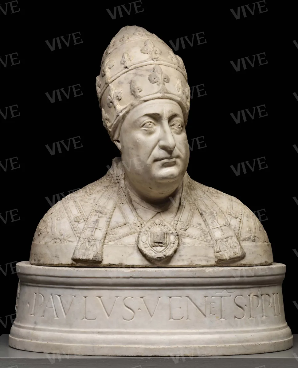 Bust of Pope Paul II - Mino di Giovanni di Mino da Montemignaio called Mino da Fiesole