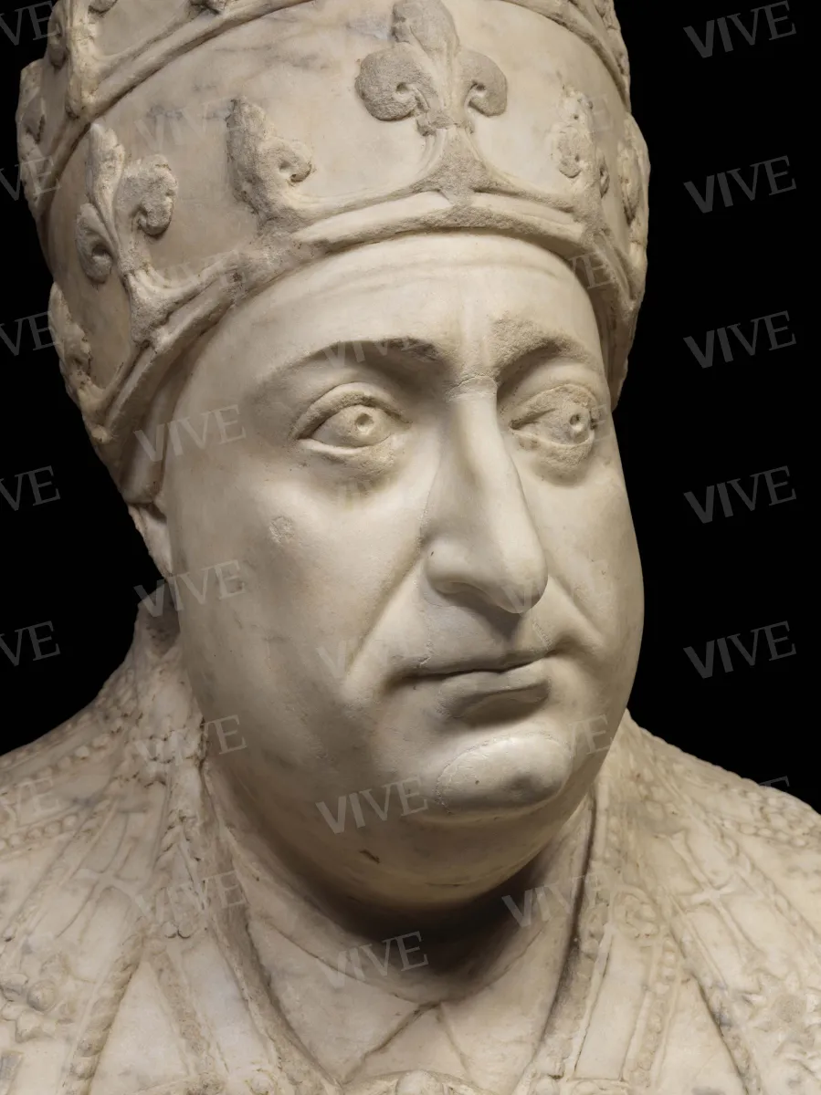 Bust of Pope Paul II - Mino di Giovanni di Mino da Montemignaio called Mino da Fiesole