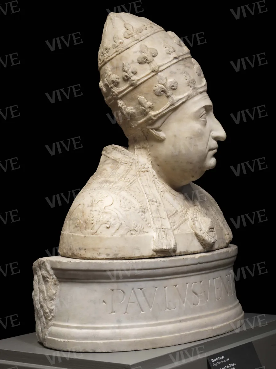 Bust of Pope Paul II - Mino di Giovanni di Mino da Montemignaio called Mino da Fiesole