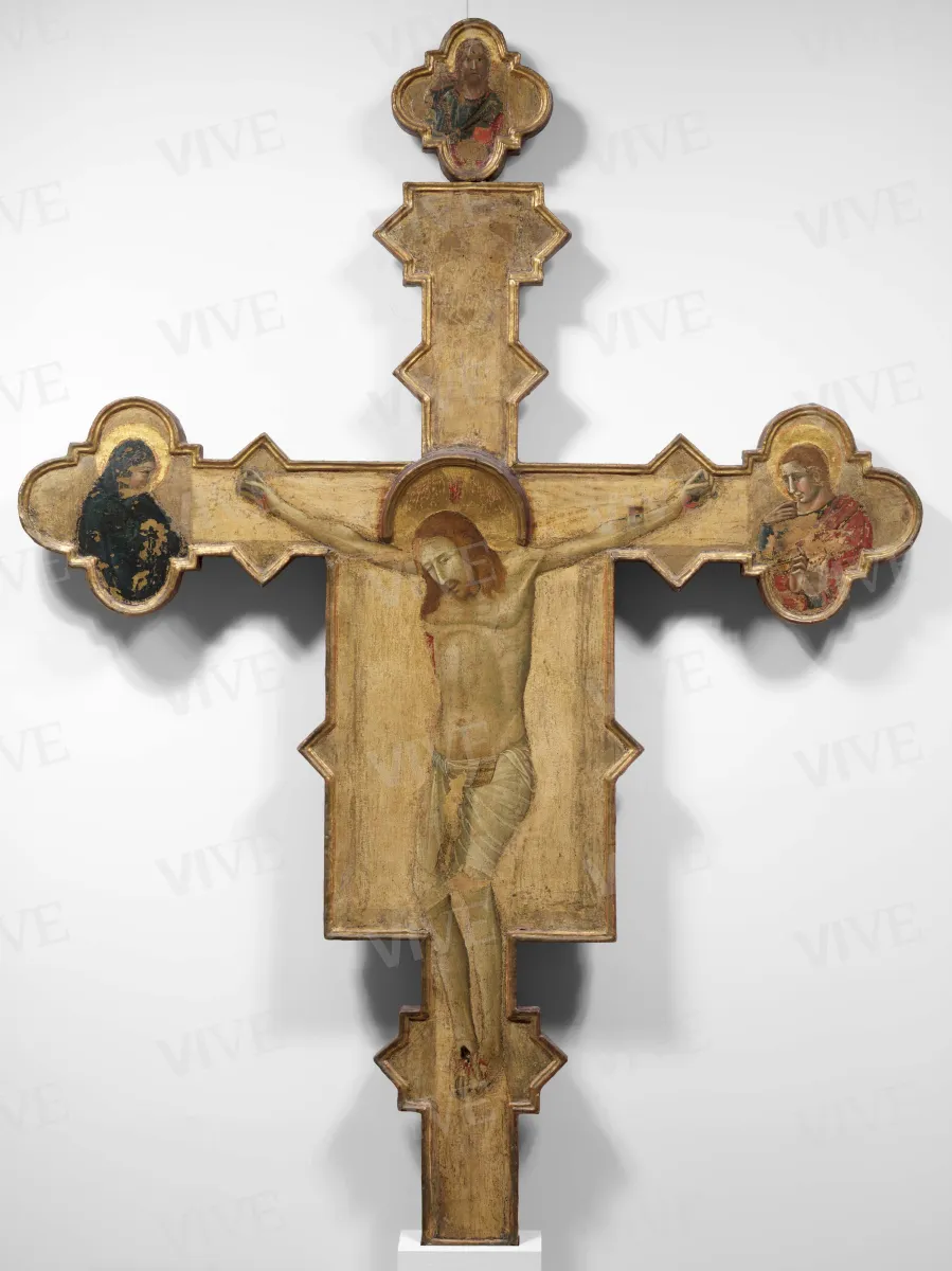 Cristo in croce - Maestro espressionista di Santa Chiara