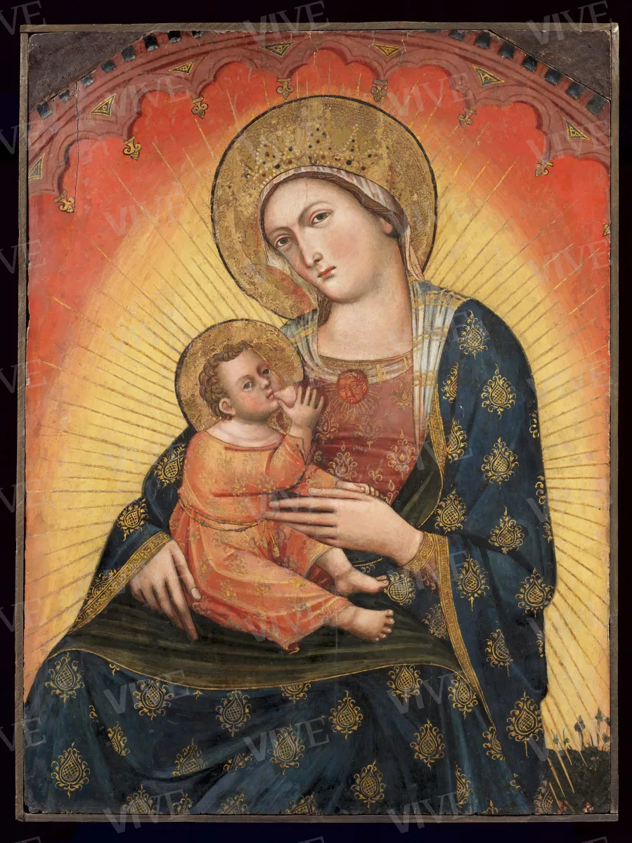 Madonna and Child or Our Lady of Humility - Catarino Veneziano