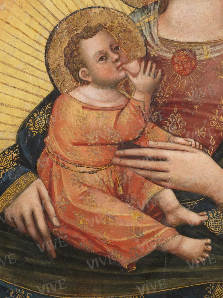 Madonna and Child or Our Lady of Humility - Catarino Veneziano