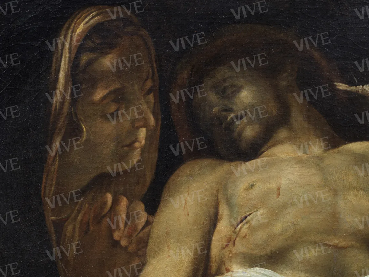 Cristo morto con tre dolenti - Orazio Borgianni