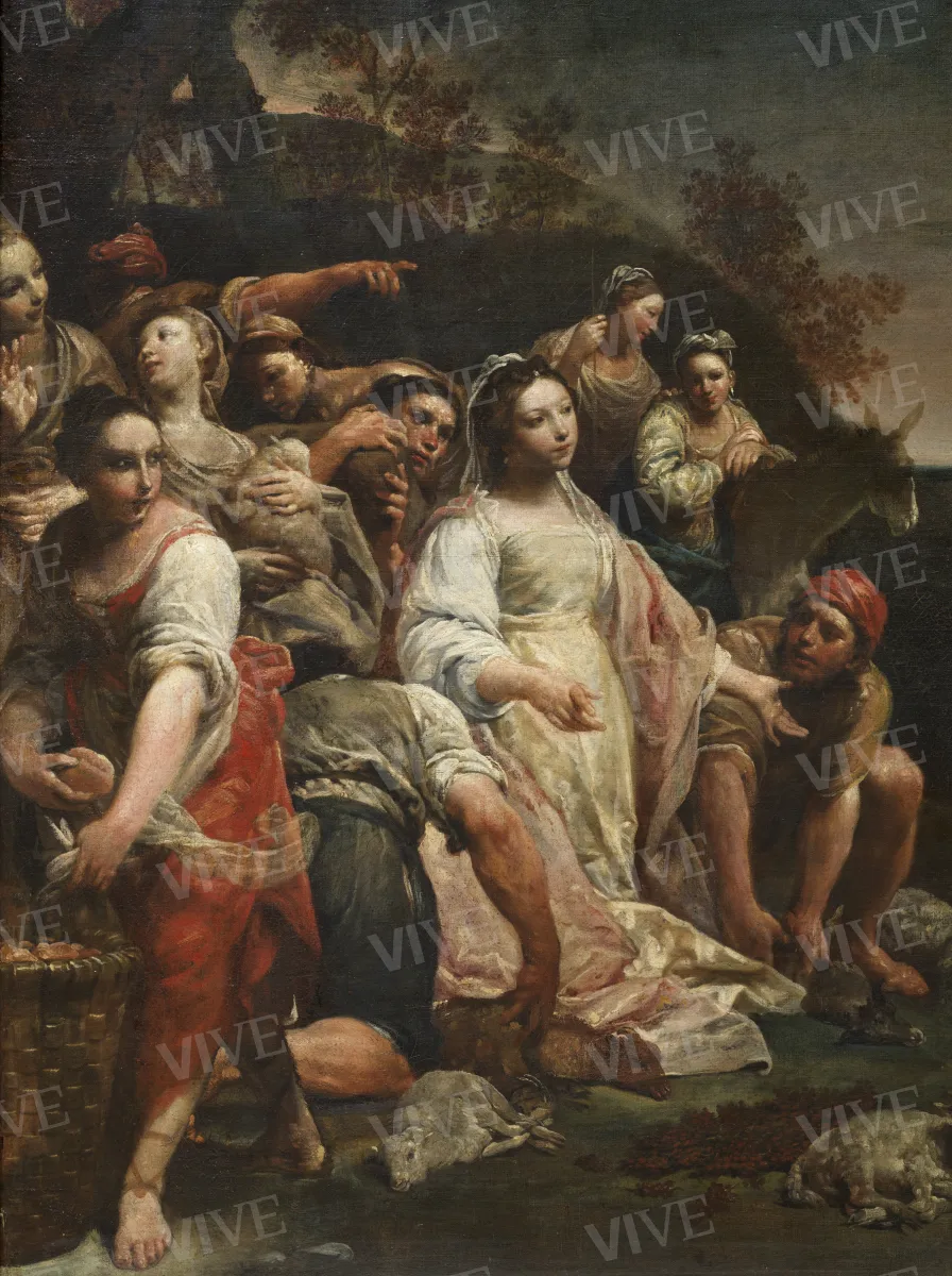 David and Abigail - Giuseppe Maria Crespi