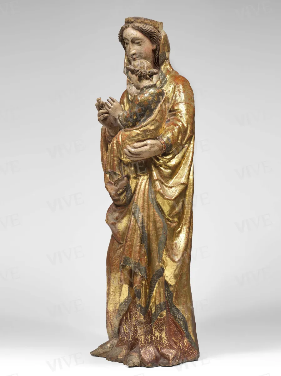 Madonna stante con il Bambino (Madonna di Pacentro) - Scultore abruzzese