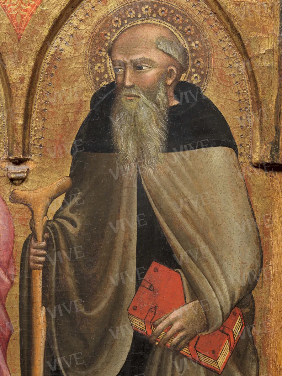San Giacomo apostolo, sant'Antonio abate, Madonna Annunciata - Niccolò di Pietro Gerini