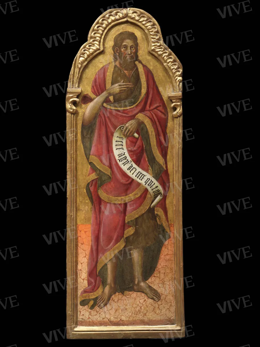 Saint John the Baptist; Saint Septimius - Giovanni Antonio Bellinzoni da Pesaro