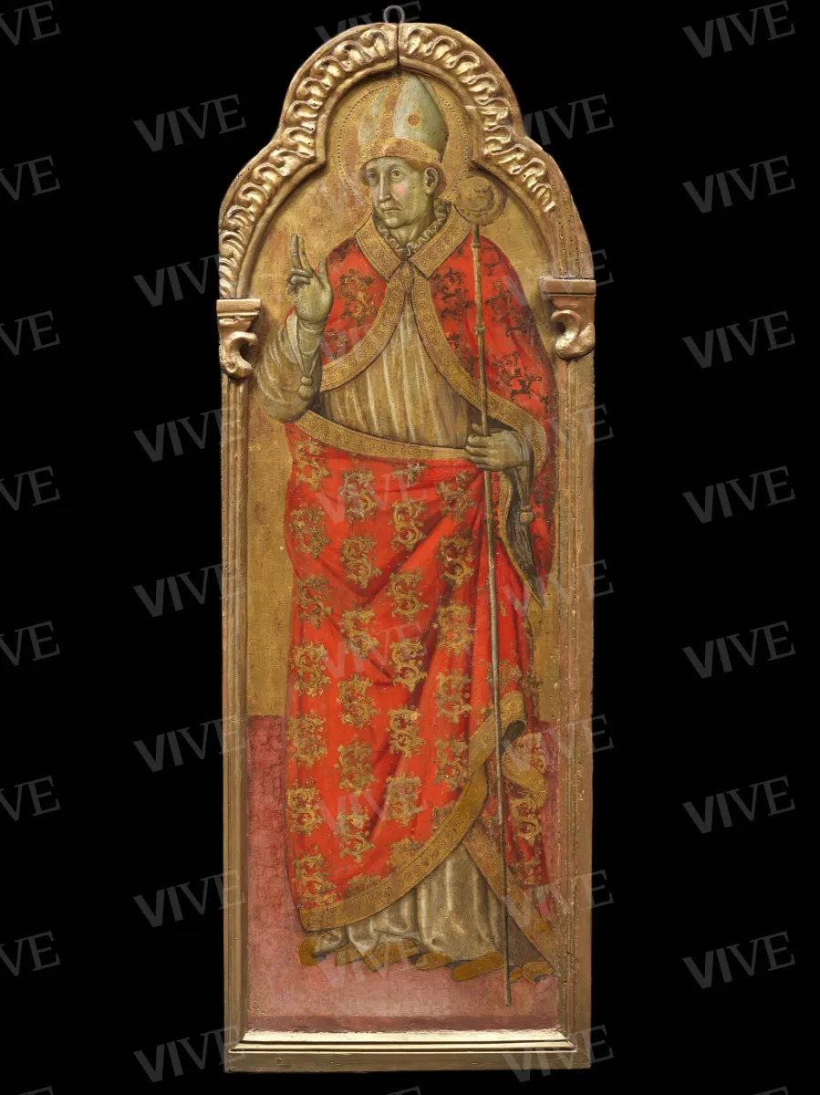 Saint John the Baptist; Saint Septimius - Giovanni Antonio Bellinzoni da Pesaro