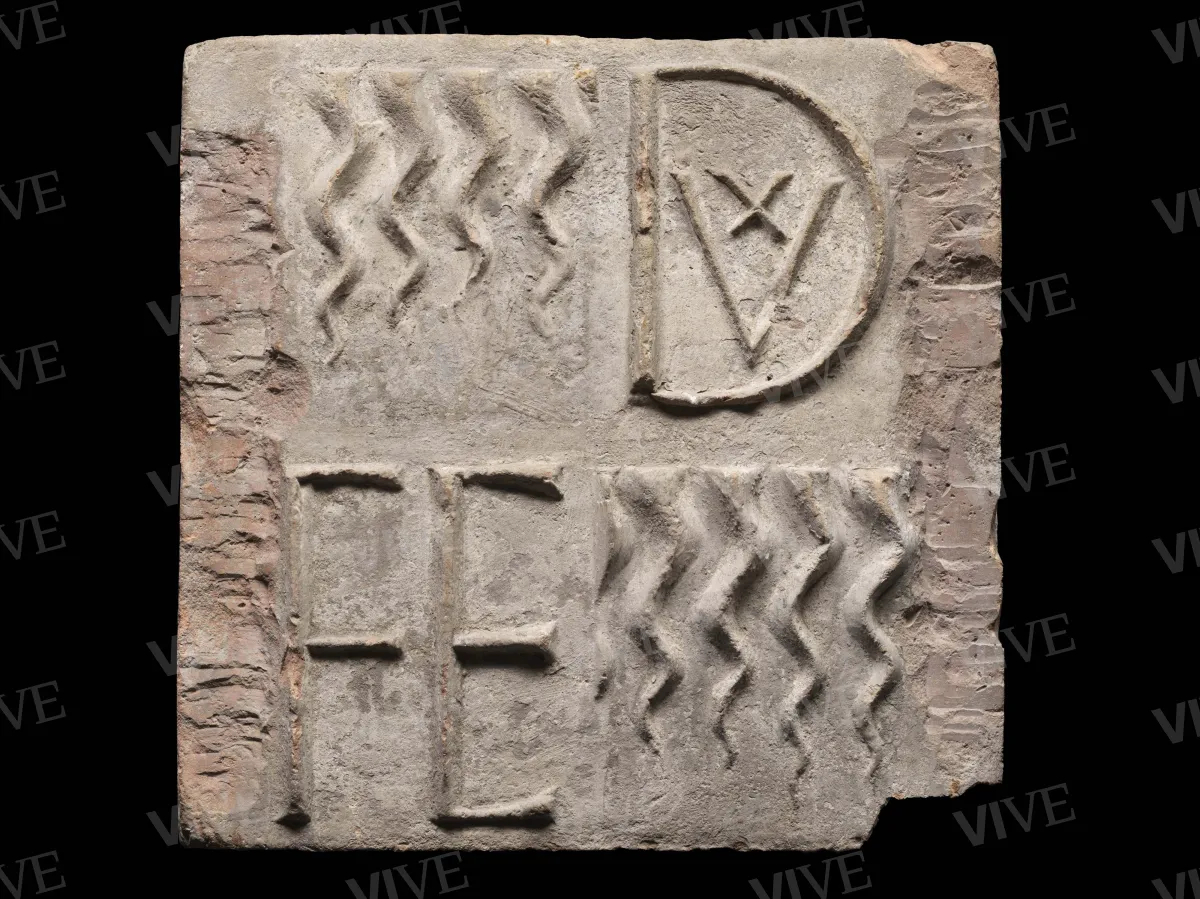 Formella con emblema Montefeltro - ambito centroitaliano