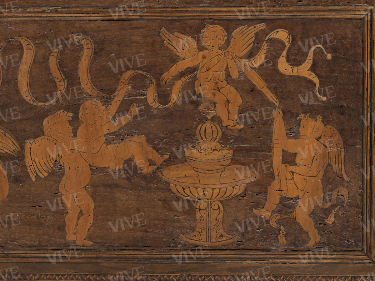 Cassone da mostra - ambito toscano