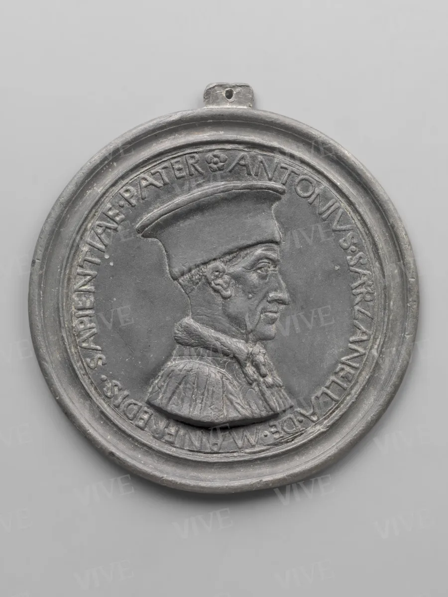 Medaglia di Antonio Sarzanella de’ Manfredi - Sperandio Savelli da Mantova