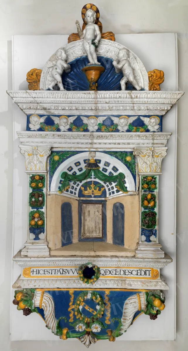 Eucharistic Tabernacle with Ginori Family Coat of Arms - Giovanni della Robbia