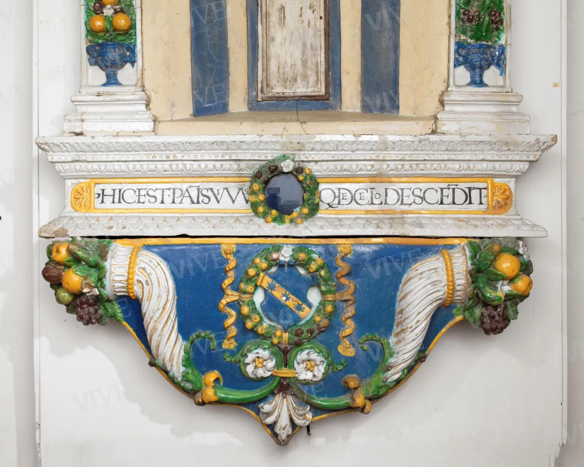 Eucharistic Tabernacle with Ginori Family Coat of Arms - Giovanni della Robbia
