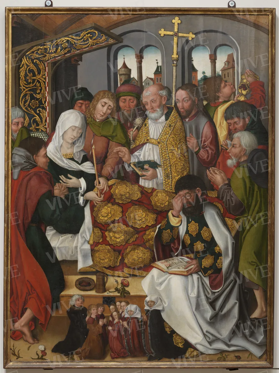 Dormitio Virginis (Dormition of the Virgin) - Michael Wolgemut