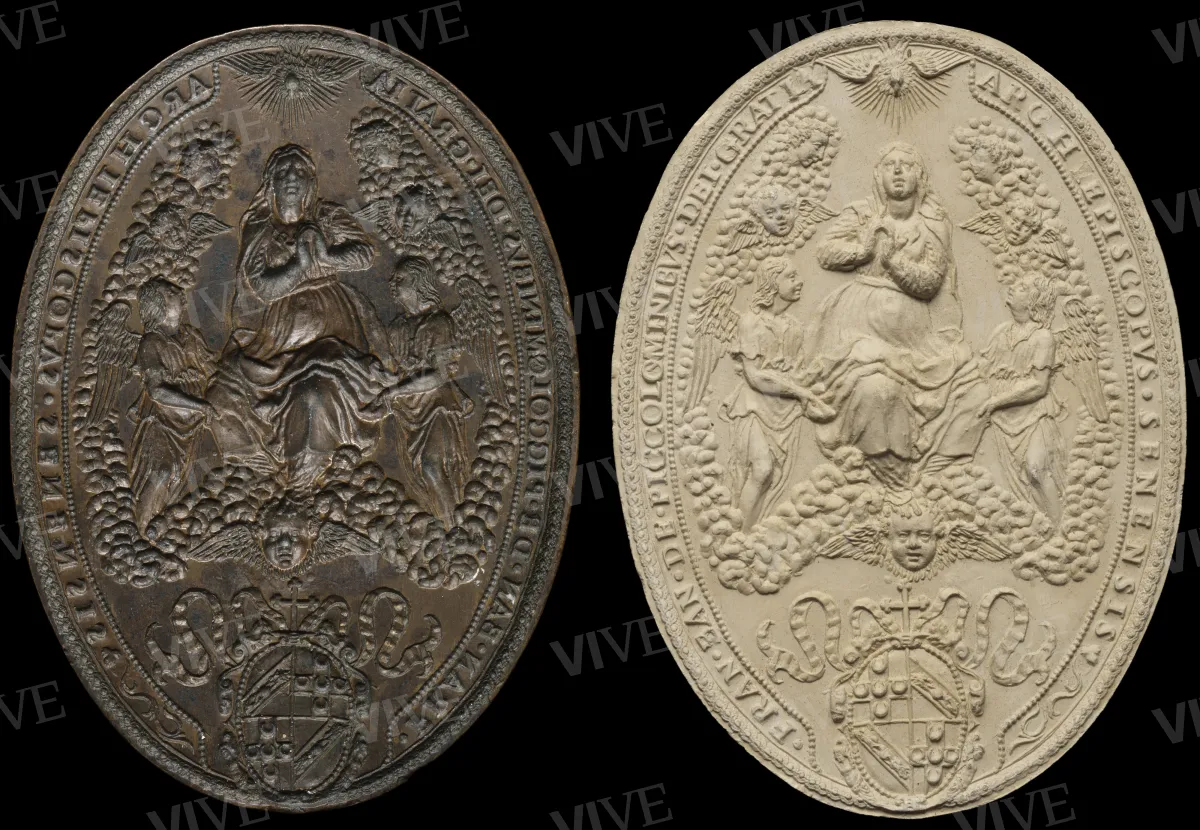 Seal of the Archbishop of Siena Francesco Bandini Piccolomini with the Assumption of the Virgin - Roman milieu