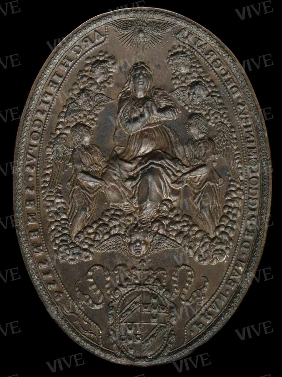Seal of the Archbishop of Siena Francesco Bandini Piccolomini with the Assumption of the Virgin - Roman milieu