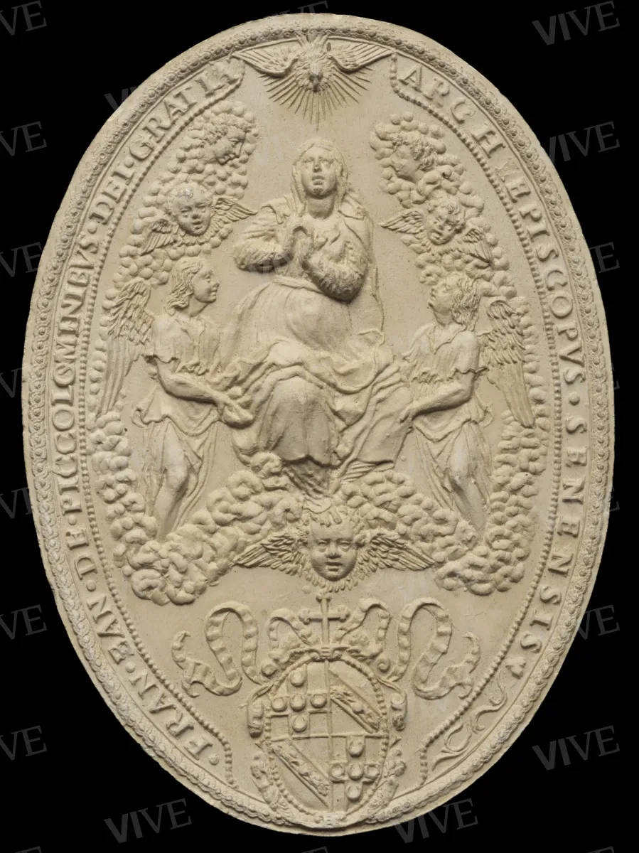 Seal of the Archbishop of Siena Francesco Bandini Piccolomini with