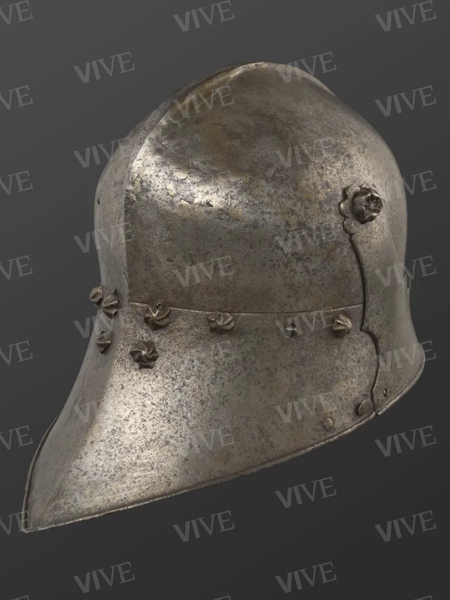 Fan-shaped sallet - Adrian Treytz the Elder